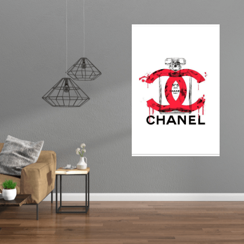 Gelato Print Material Affiche Chanel Rouge