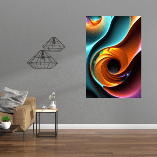 Gelato Print Material 50x70 cm / 20x28″ Affiche Contemporain Abstrait