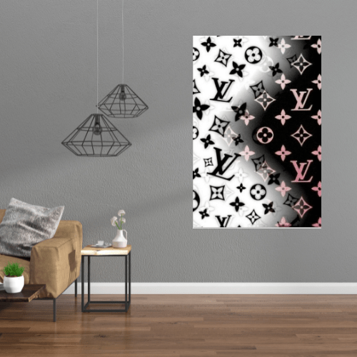 Canvanation Print Material Affiche Louis Vuitton Noir et Blanc