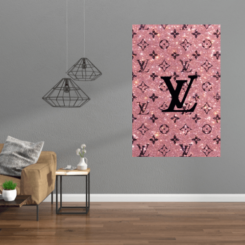 Canvanation Print Material Affiche Louis Vuitton Rose