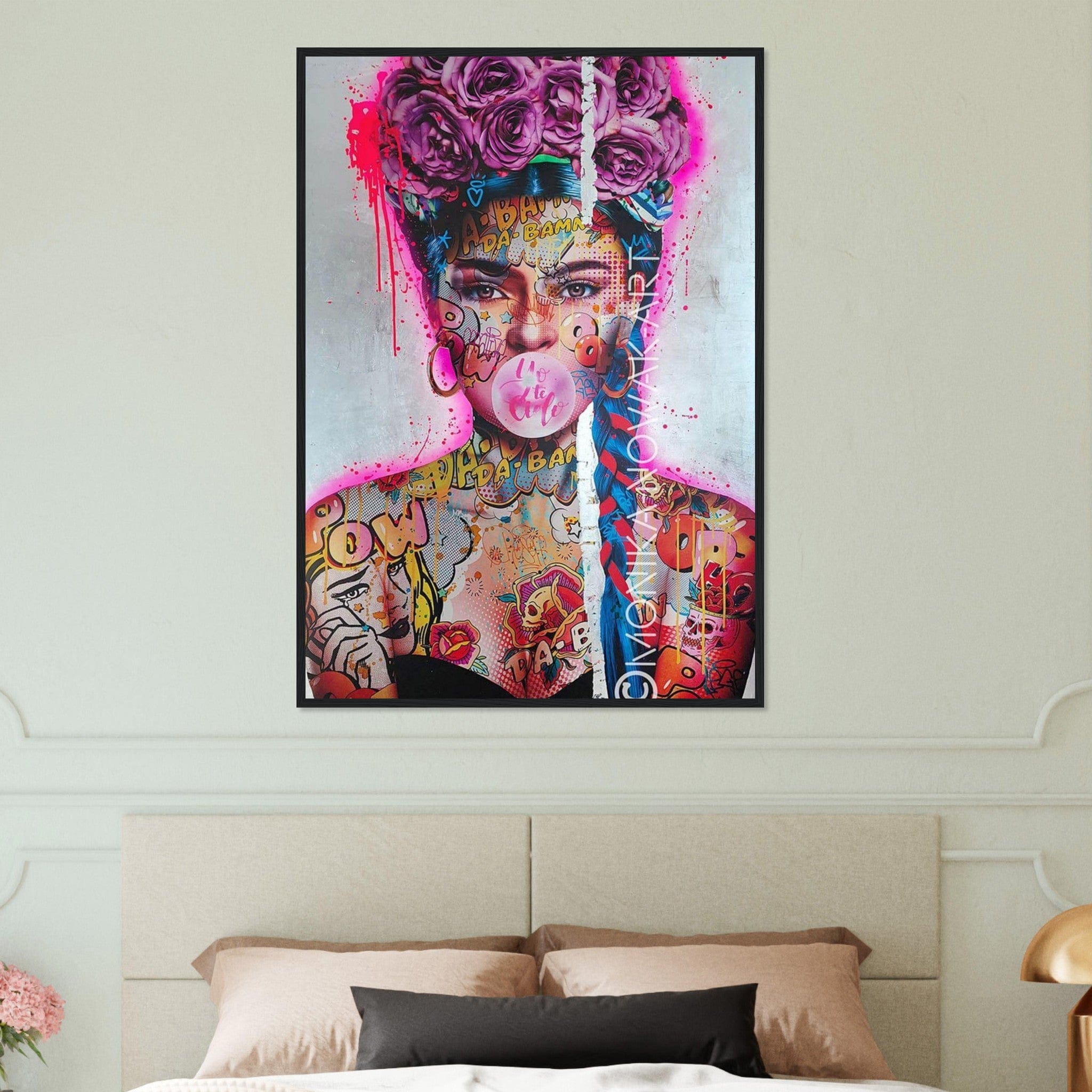 Canvanation Print Material 70x100 cm / 28x40″ Tableau Street Art Éclats d'Expression