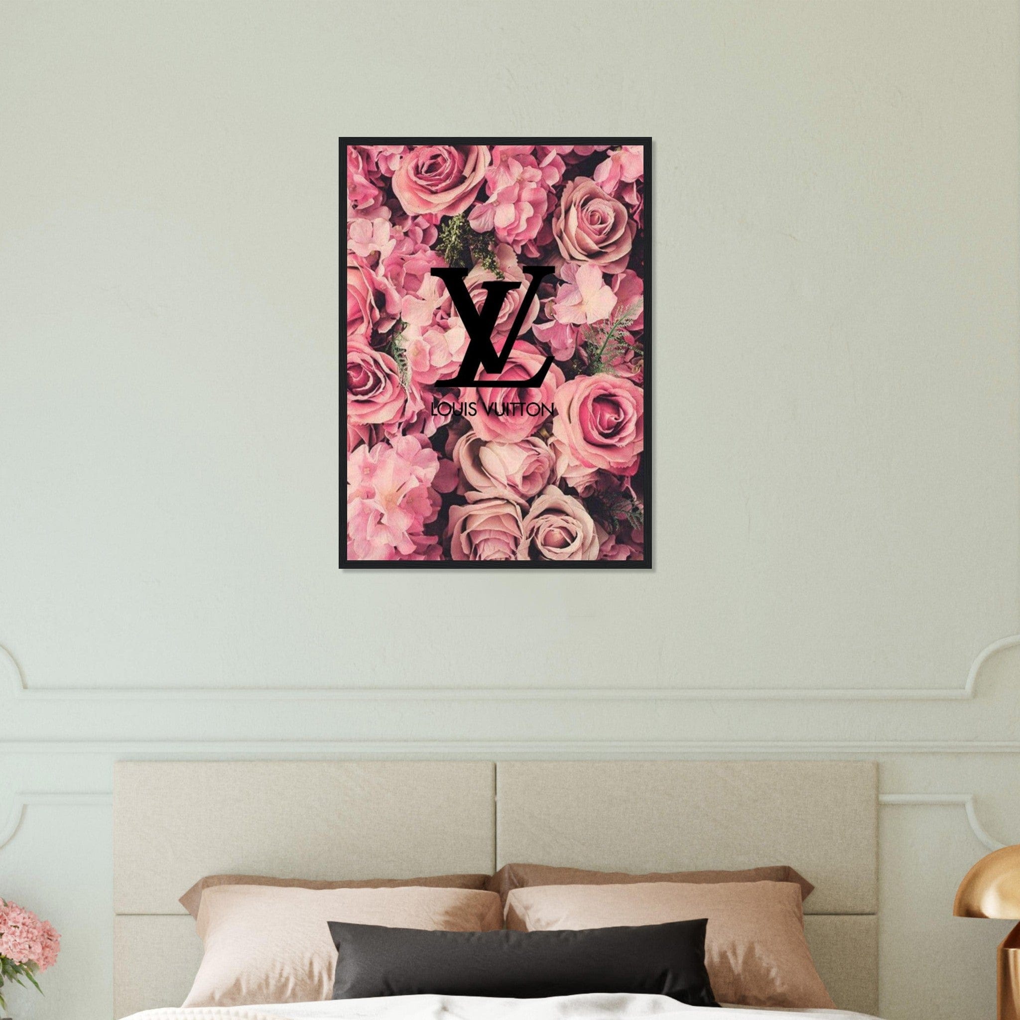 Canvanation Print Material 50x70 cm / 20x28″ Tableau Louis Vuitton Roses