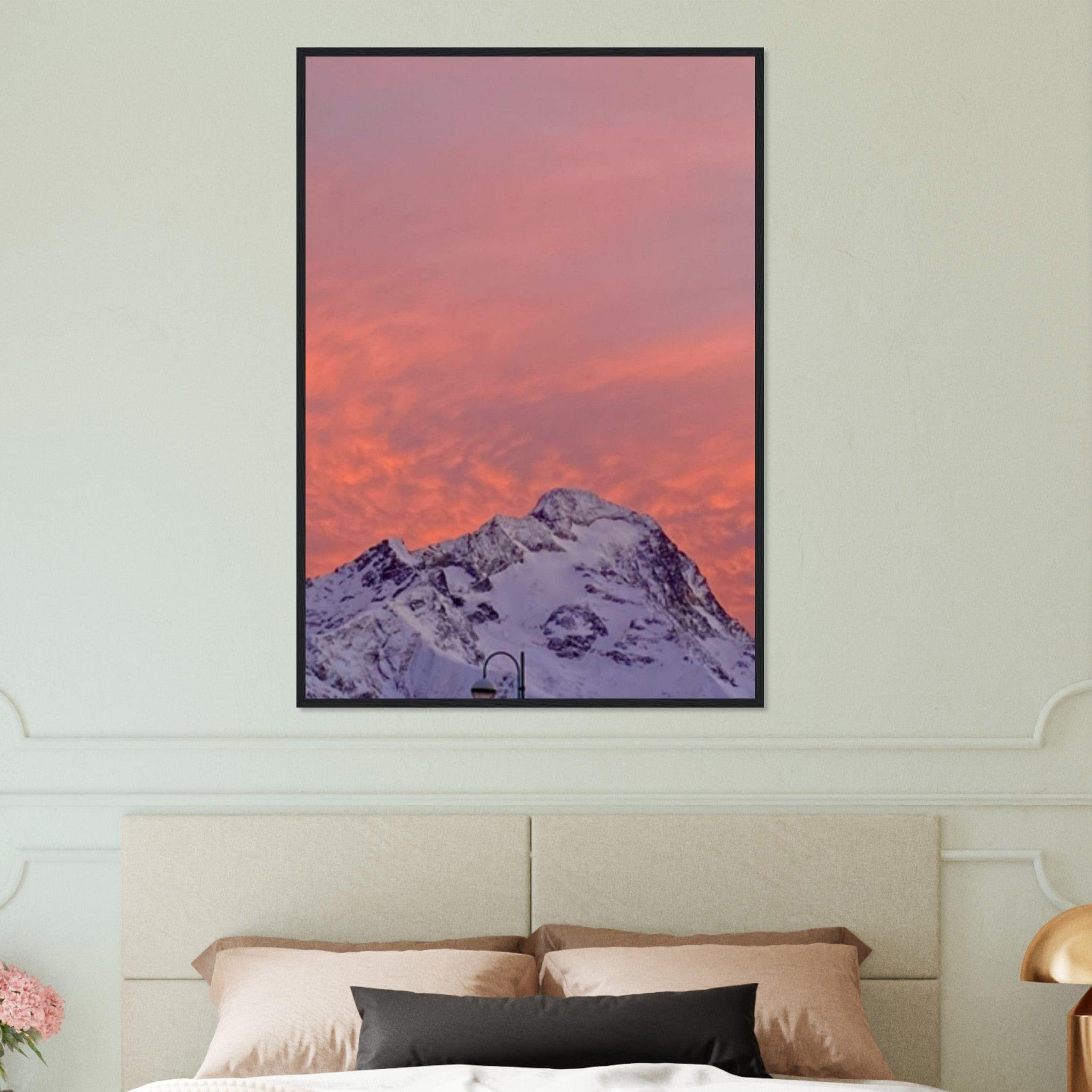 Canvanation Print Material 70x100 cm / 28x40″ Tableau Sur La Montagne Rouge