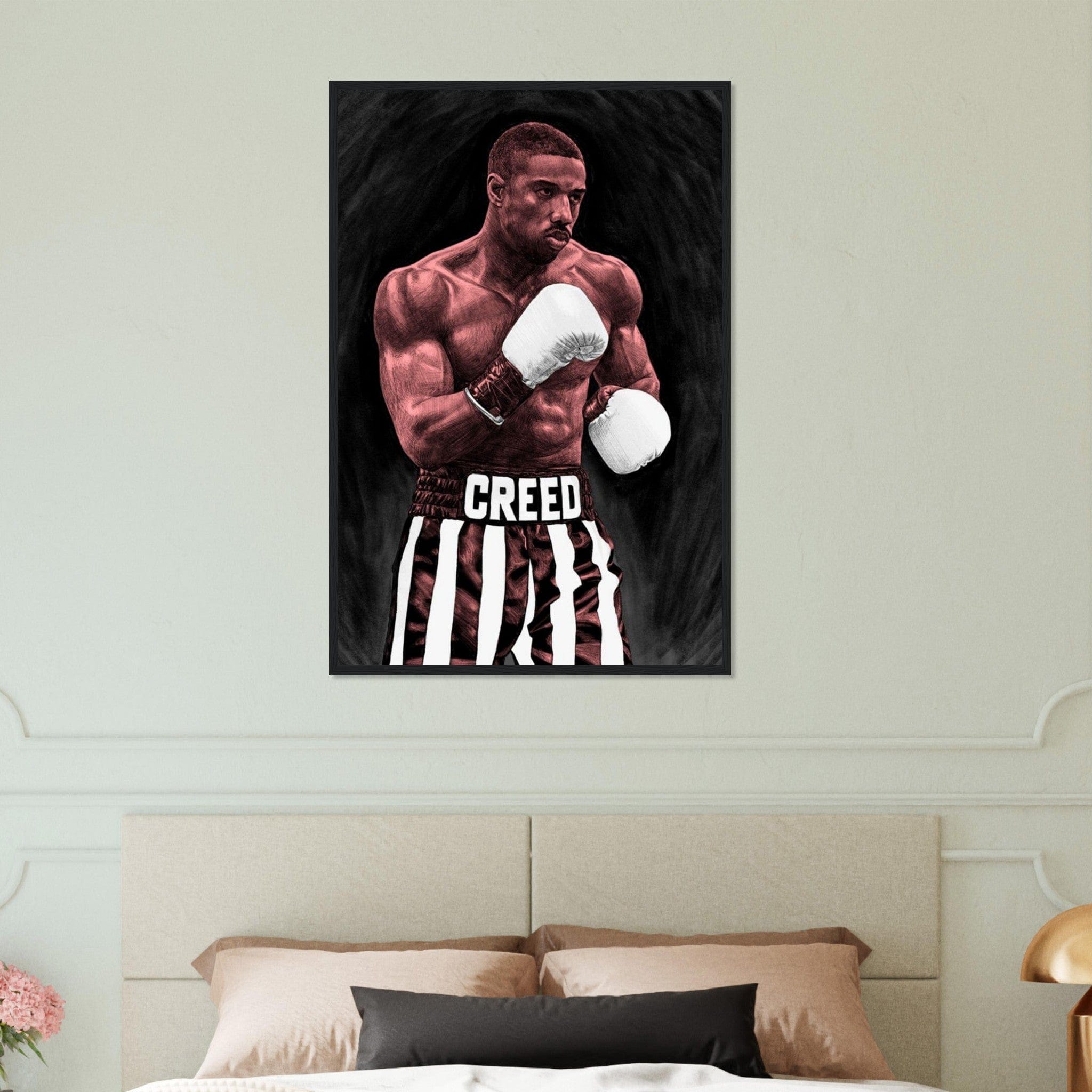 Canvanation Print Material 60x90 cm / 24x36″ Tableau Boxe Michael B Jordan