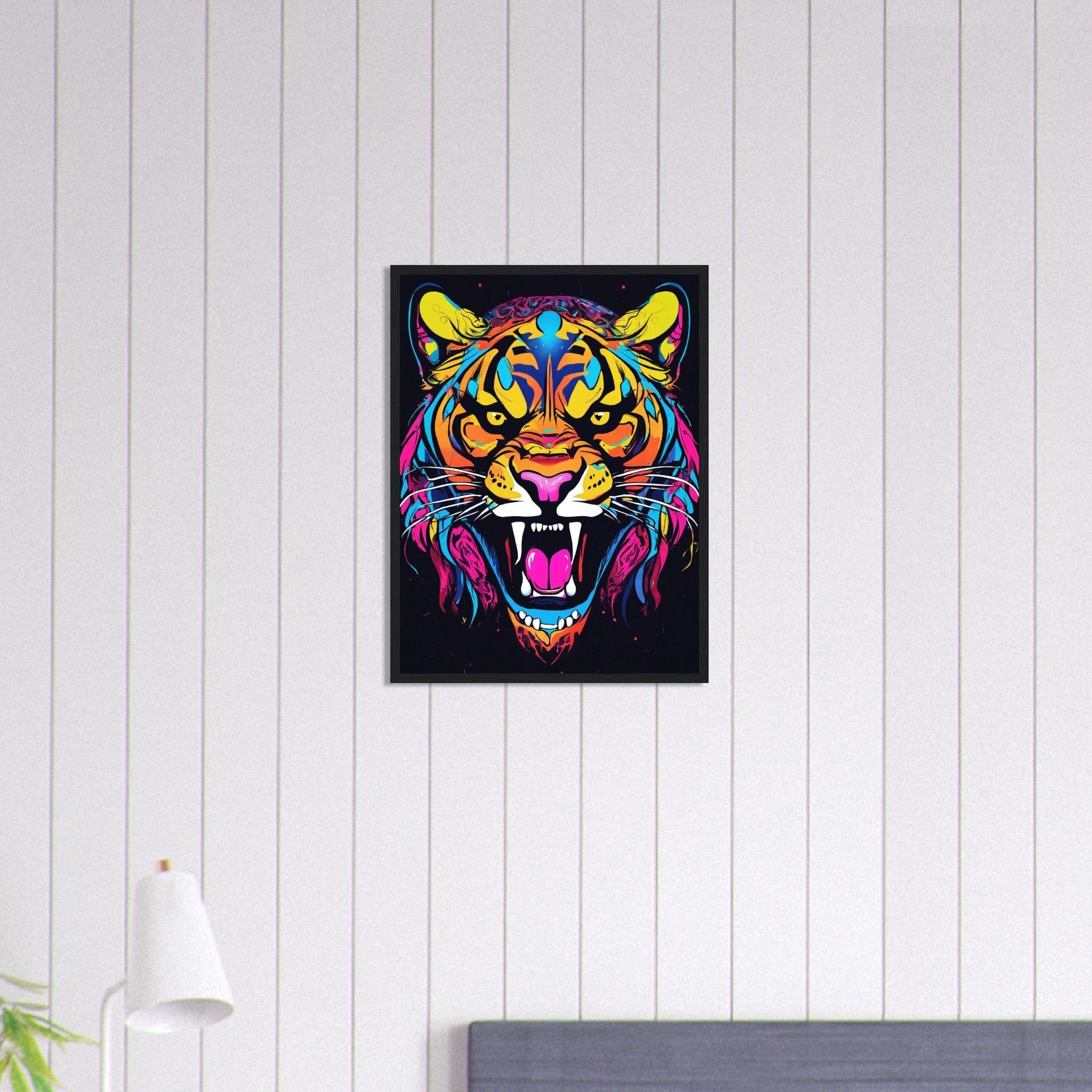 Canvanation Print Material 45x60 cm / 18x24″ Tableau Tigre Urbain