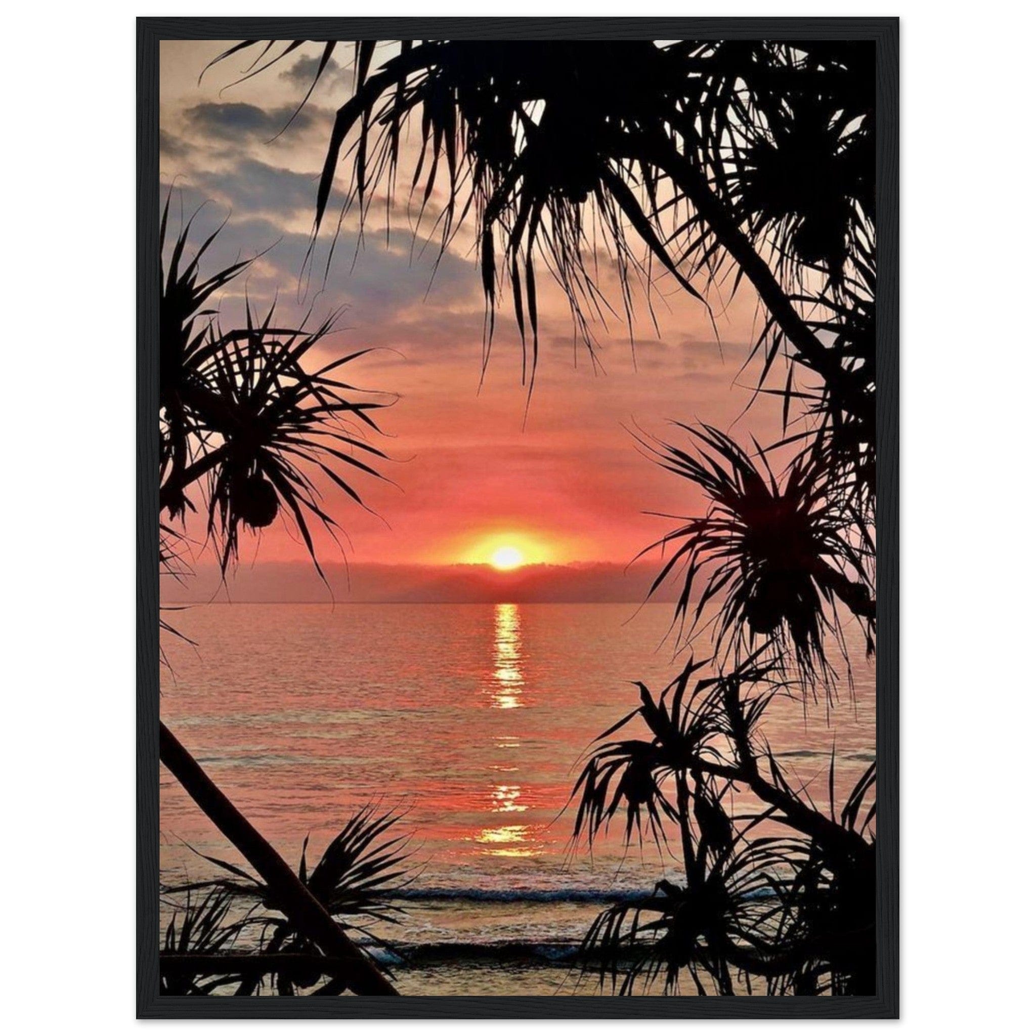 Tableau Peinture Coucher De Soleil - Canvanation