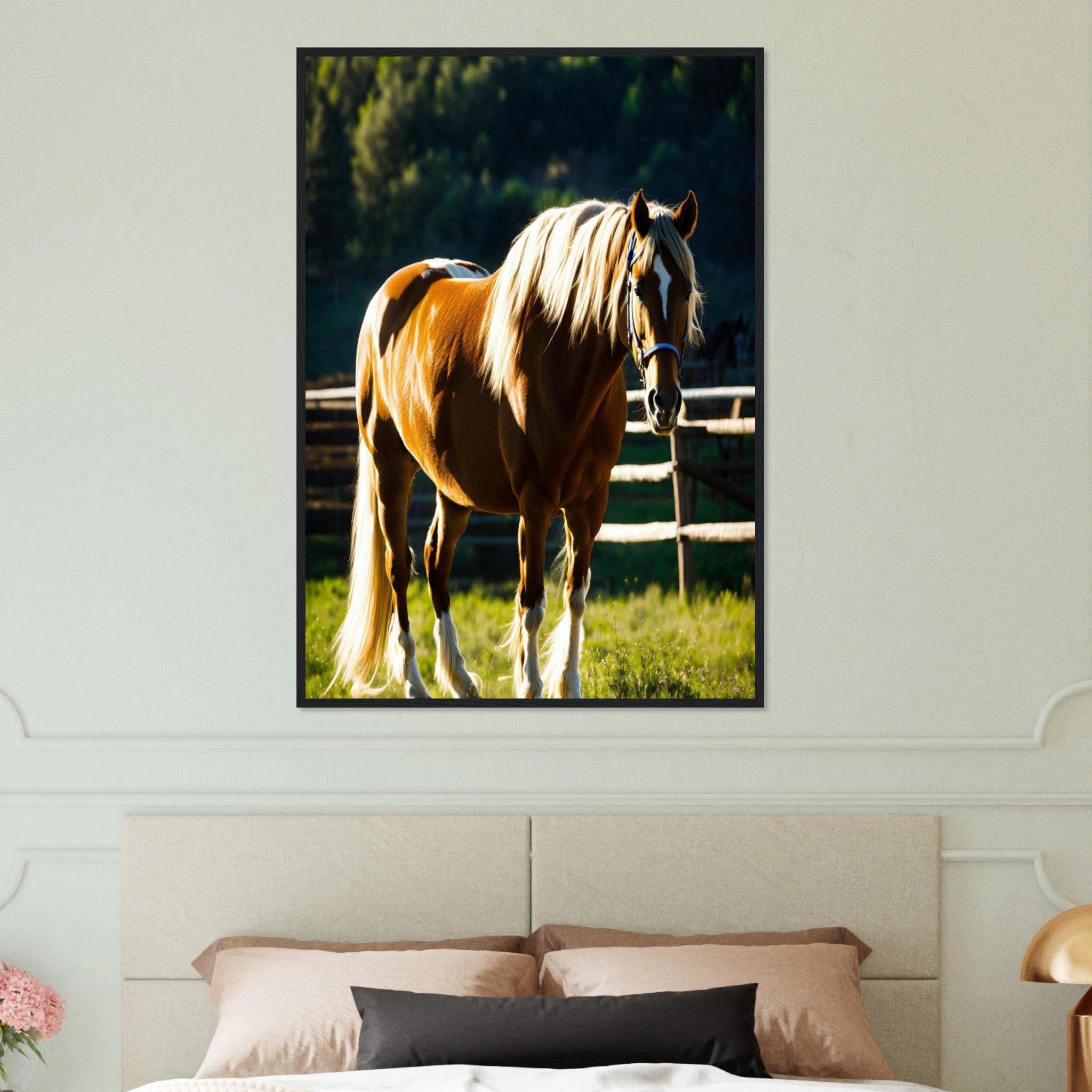 Canvanation Print Material Tableau Cheval L'Esprit des Plaines