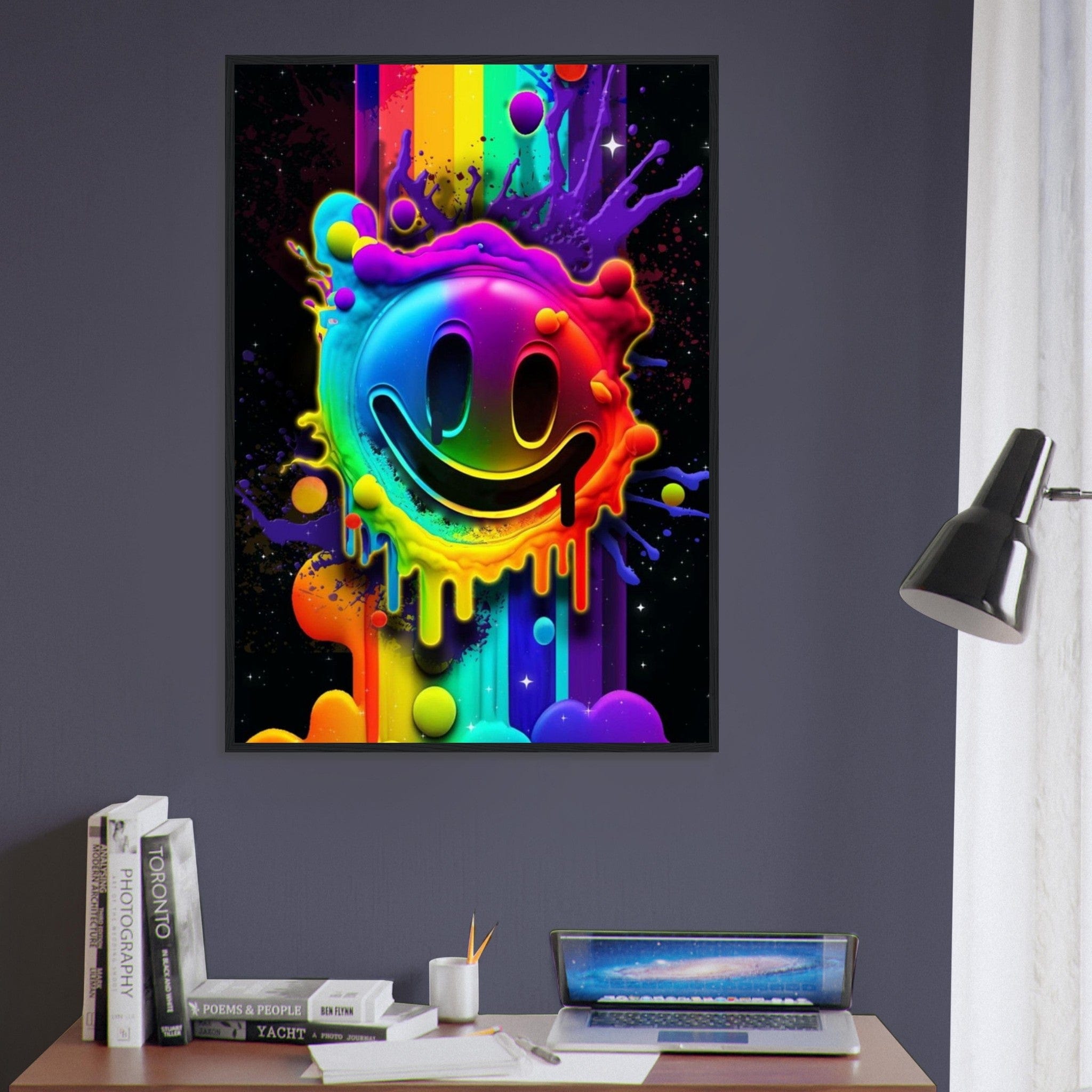 Canvanation Print Material Tableau Street Art Emoji Couleur