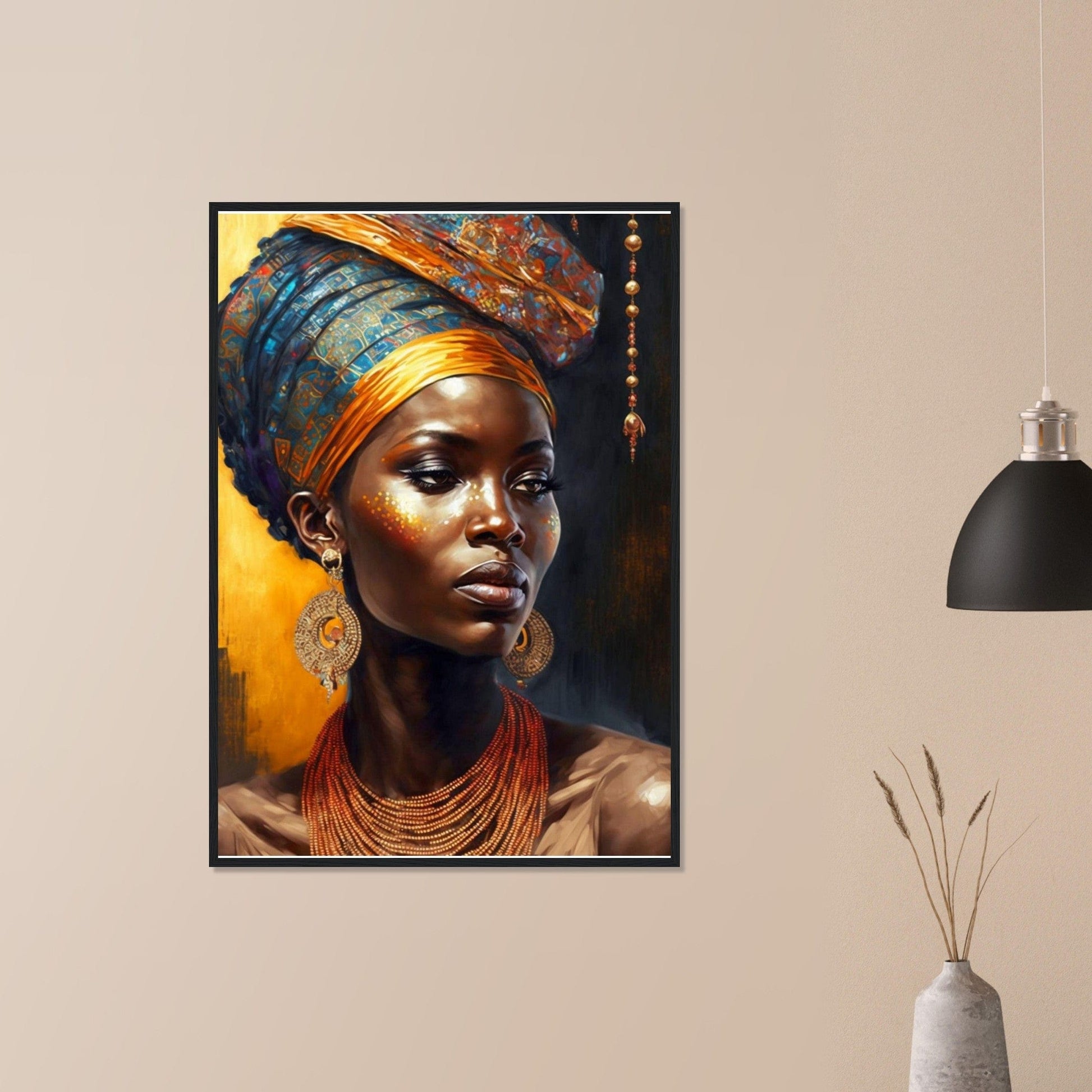 Tableau Peinture Portrait Femme