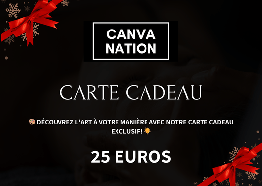 Canvanation 25,00 € Carte Cadeau Canvanation