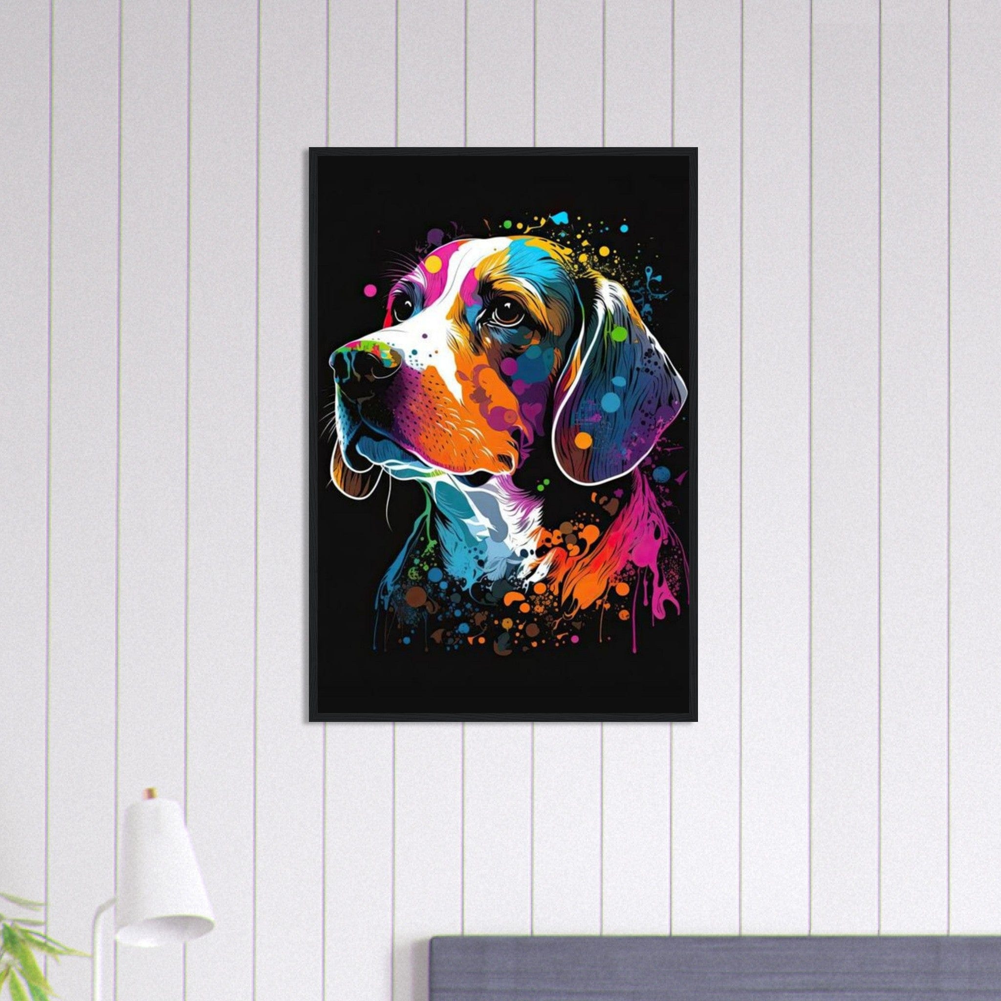 Canvanation Print Material 60x90 cm / 24x36″ Tableau Chien - Compagnon fidèle