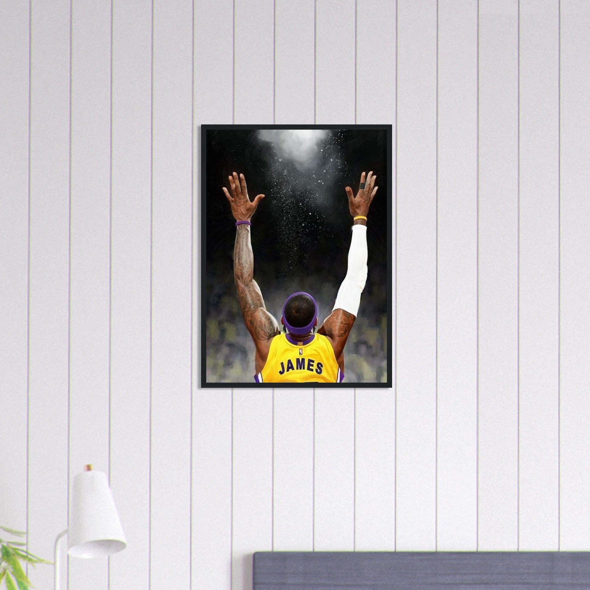 Canvanation Print Material 50x70 cm / 20x28″ Tableau Basket Lebron James Dynastie