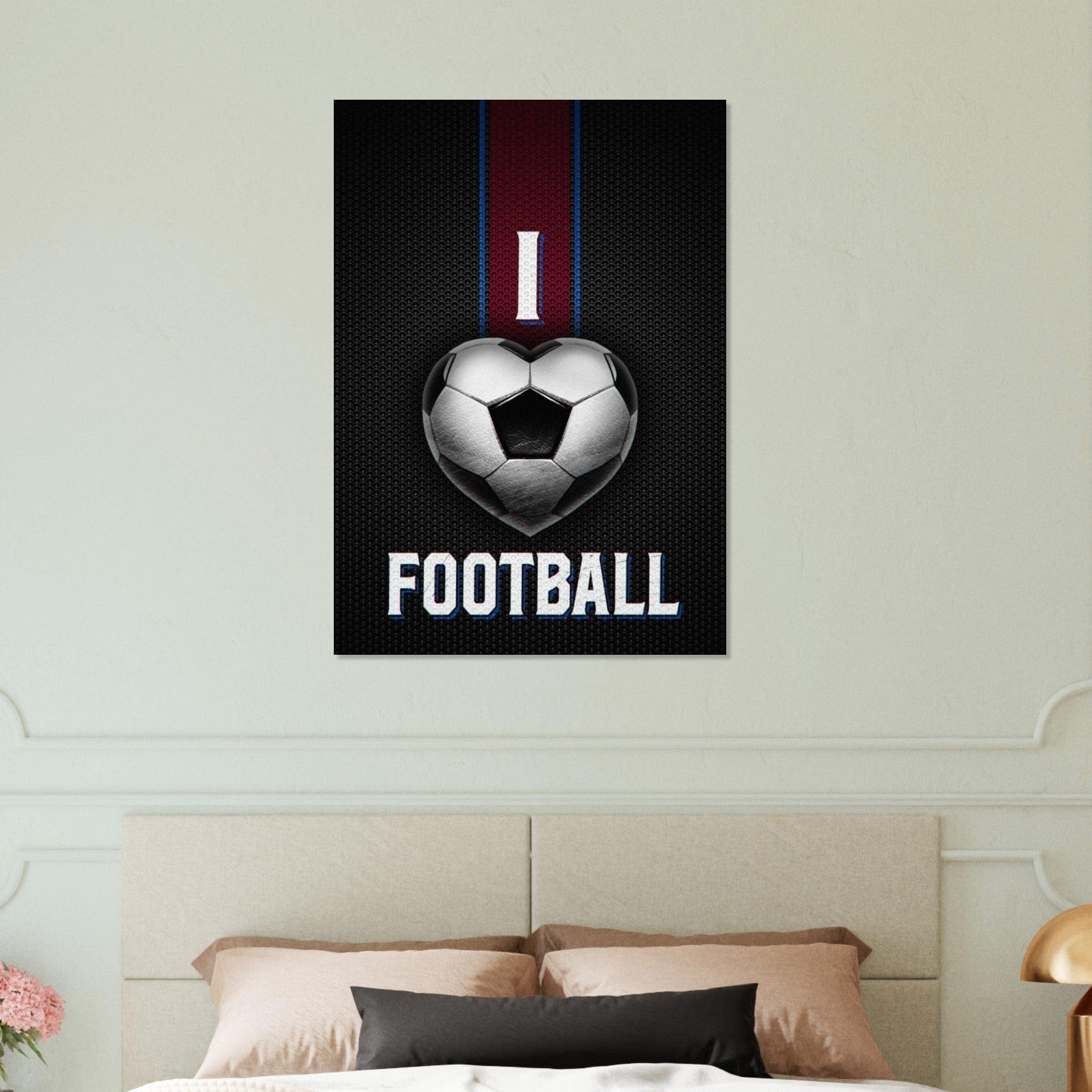 Gelato Print Material Poster I Love Football