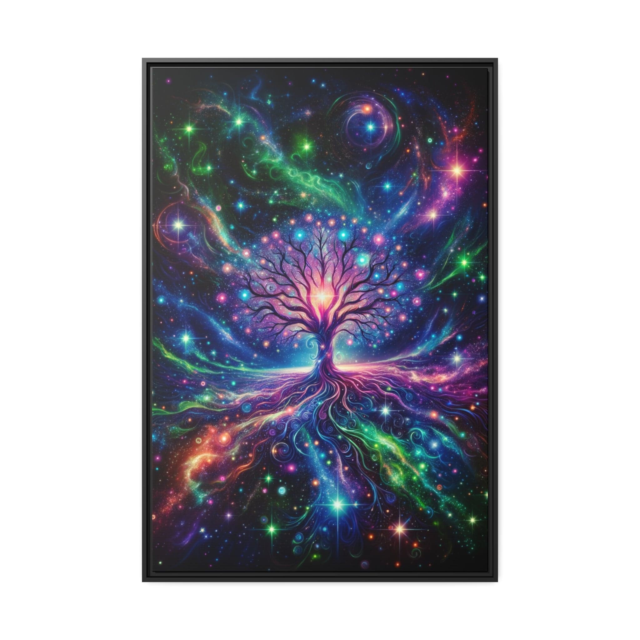 Printify Canvas 32″ x 48″ (Vertical) Tableau Arbre De Vie L'Energie Du Cosmos