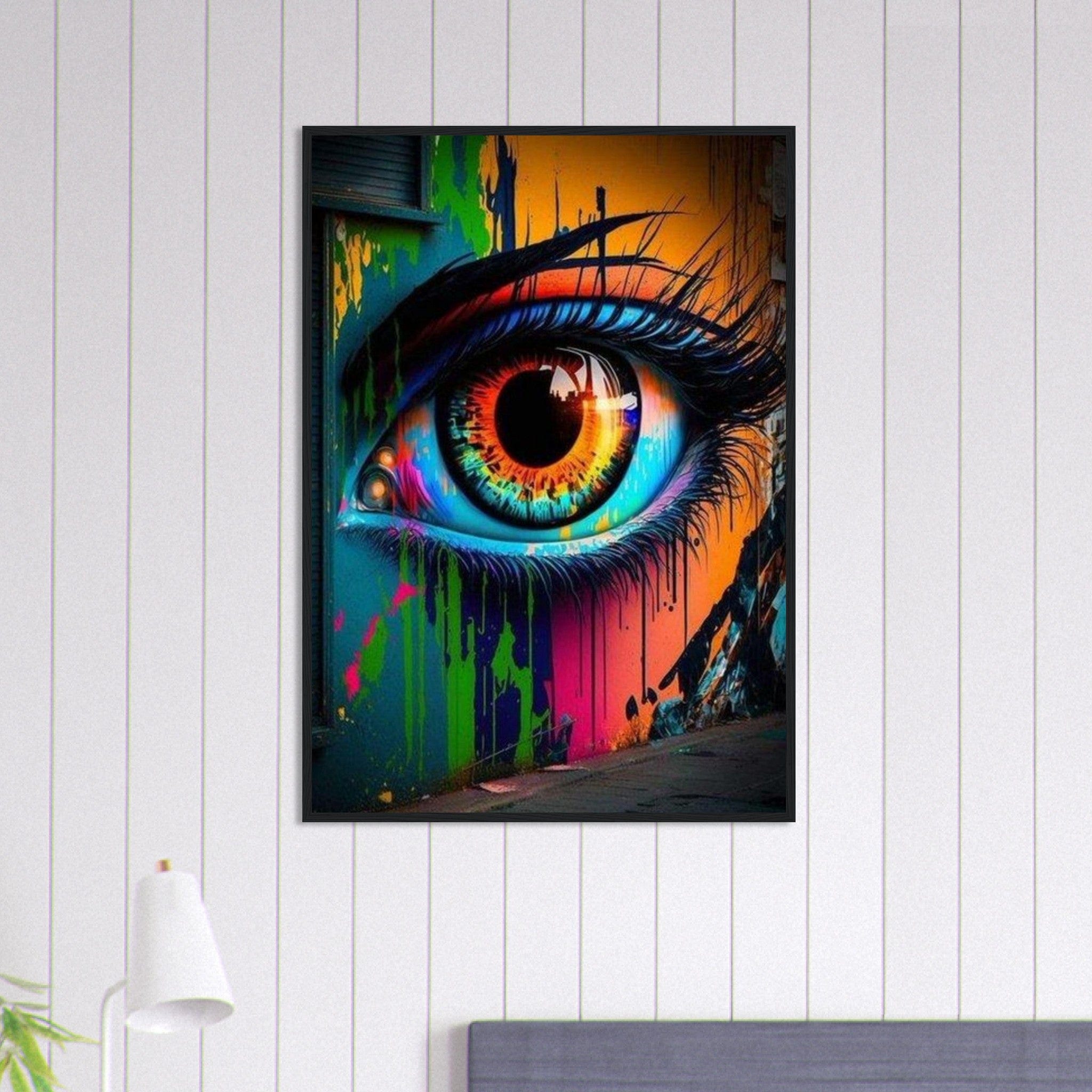 Canvanation Print Material 70x100 cm / 28x40″ Tableau Street Art Oeil