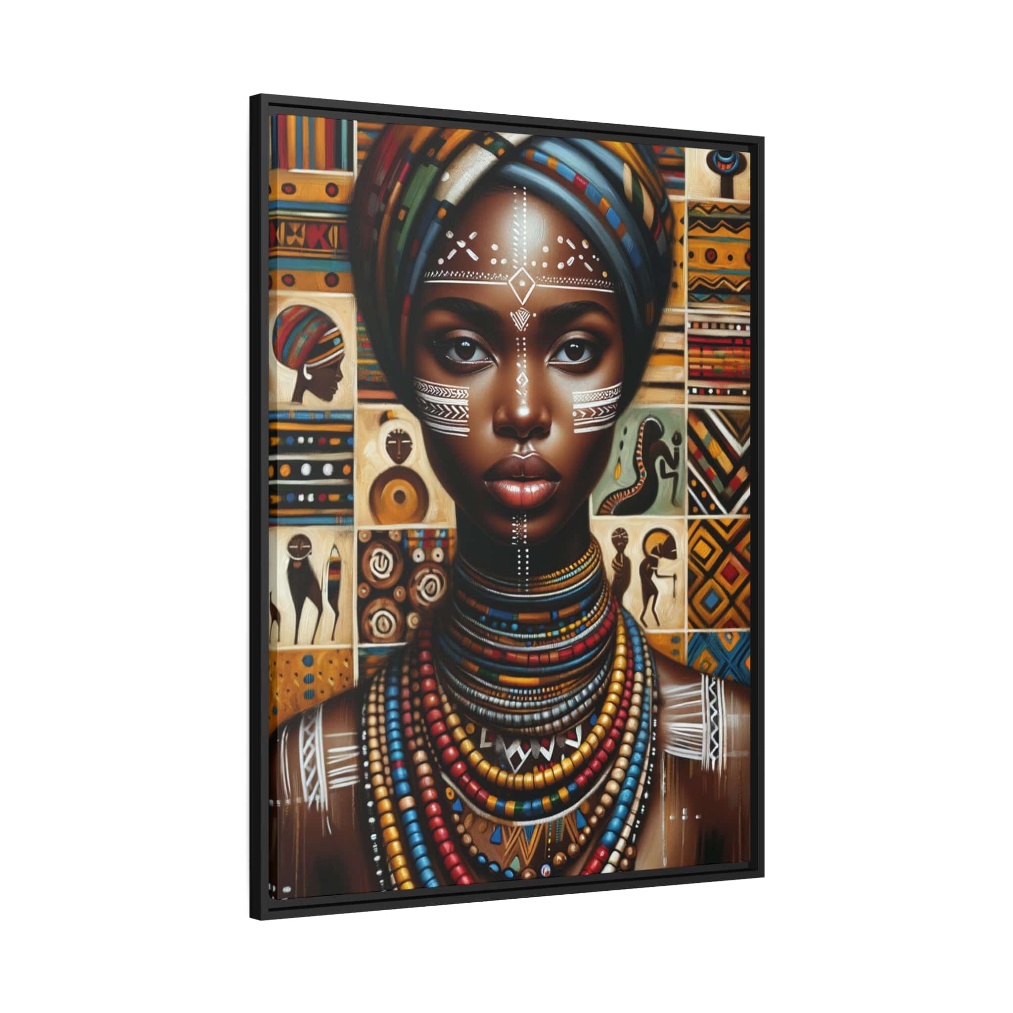 Printify Canvas Tableau "Femmes d'Afrique: Puissantes voix et récits inspirants"