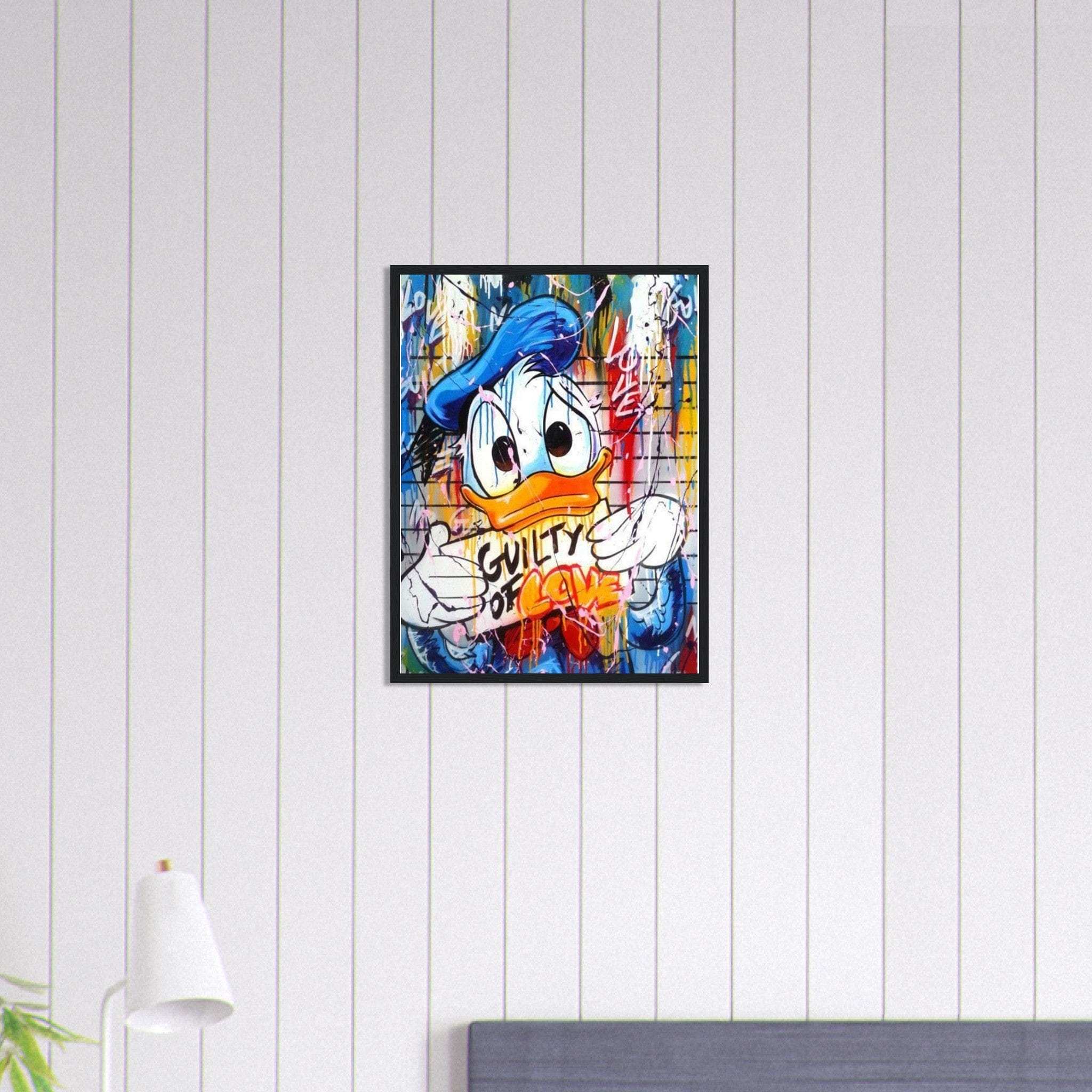 Canvanation Print Material 45x60 cm / 18x24″ Tableau Street Art Donald Duck