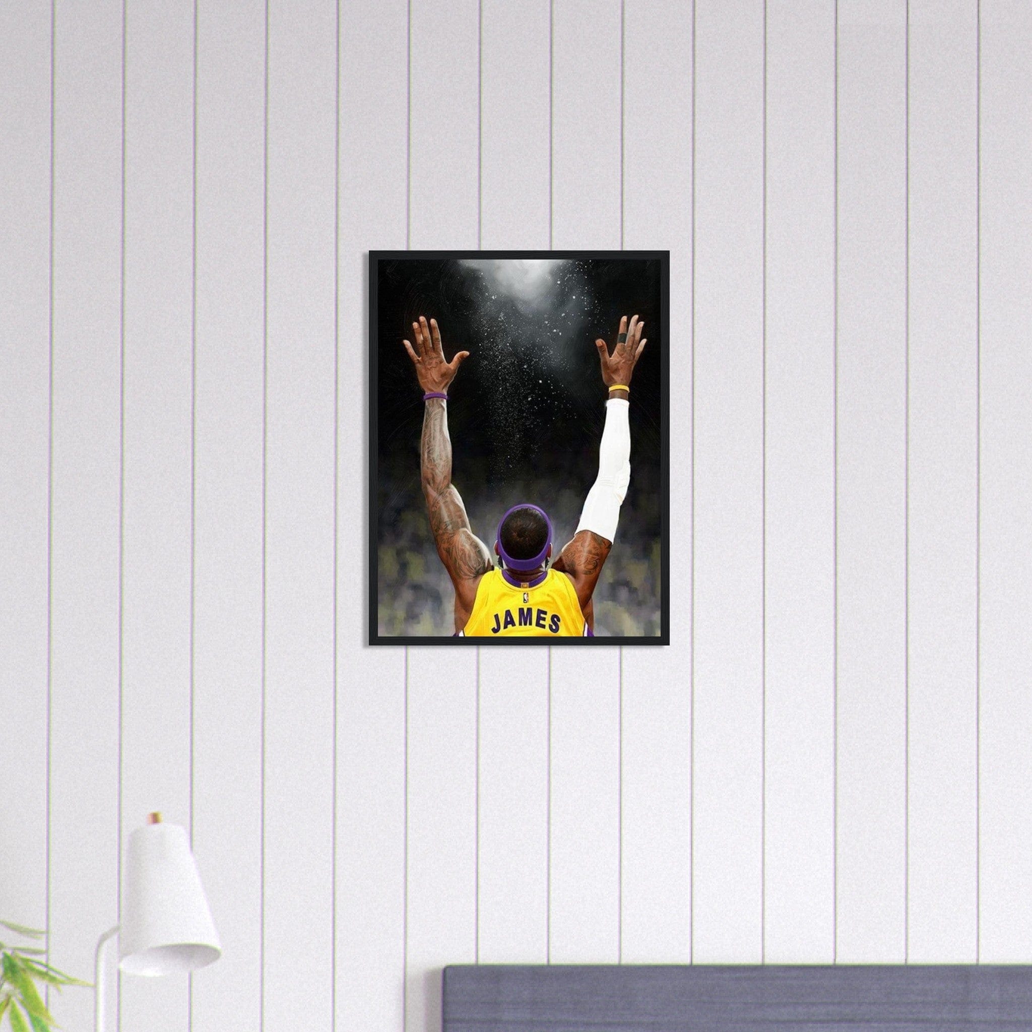 Canvanation Print Material 45x60 cm / 18x24″ Tableau Basket Lebron James Dynastie