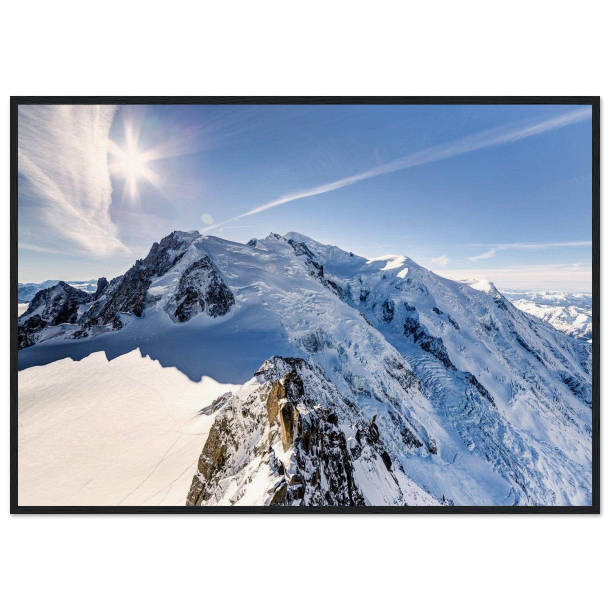 Gelato Print Material Tableau Panoramique Mont Blanc Soleil