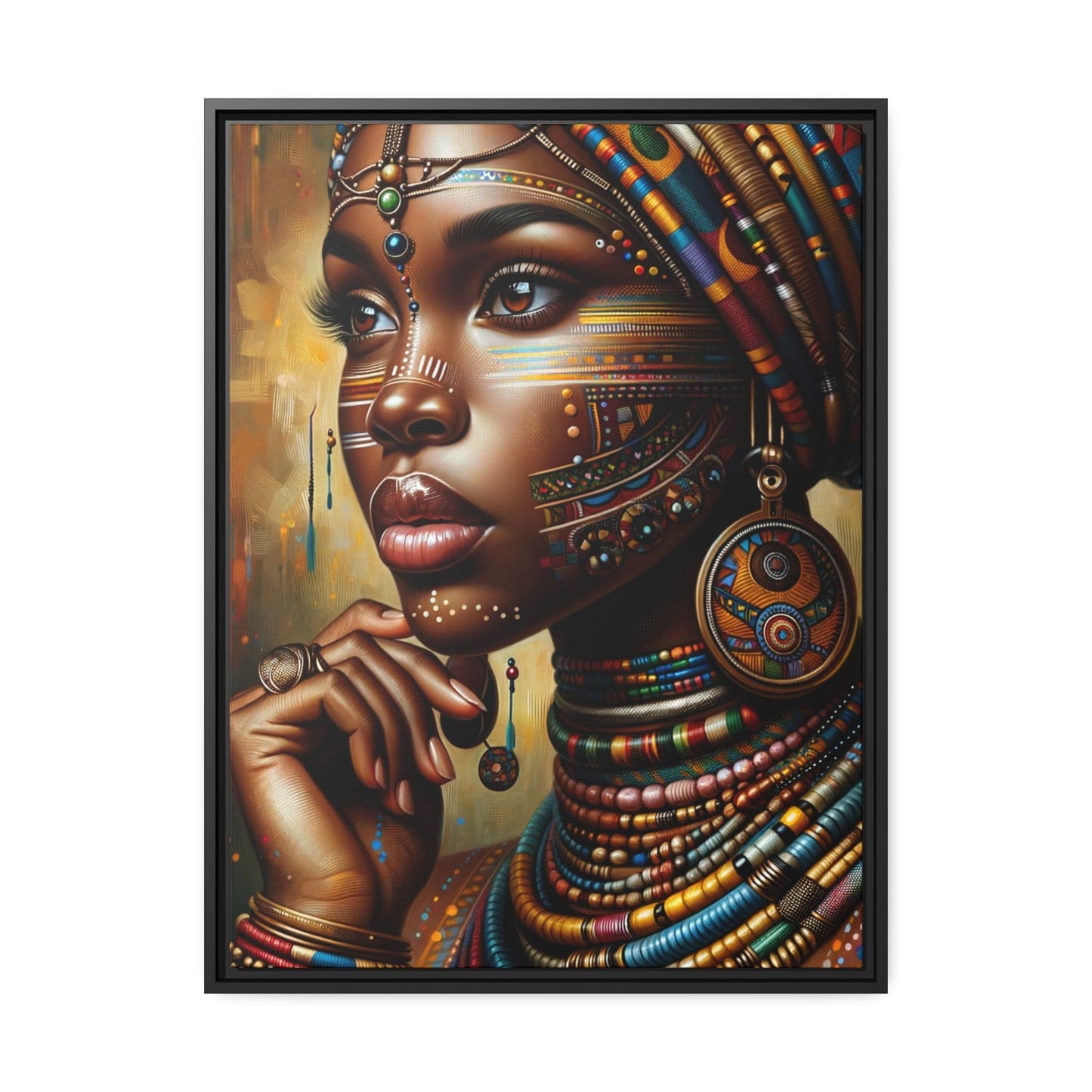 Tableau "Gloire et beauté : La femme africaine au cœur de l'art" Canvanation