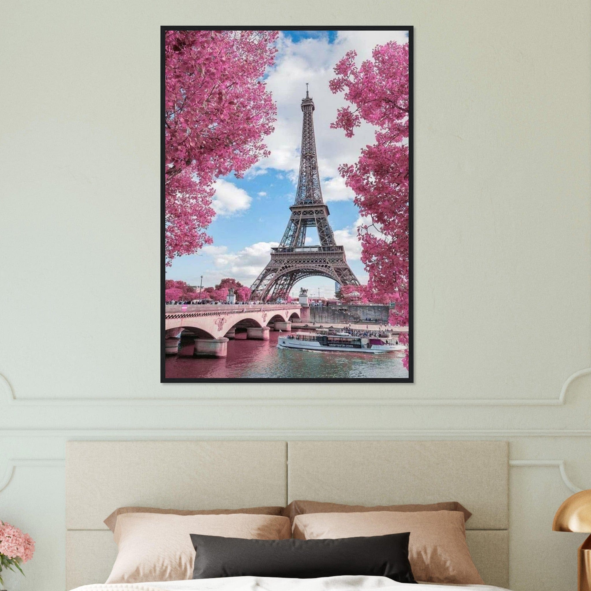 Canvanation Print Material 70x100 cm / 28x40″ Tableau Paris Tour Eiffel