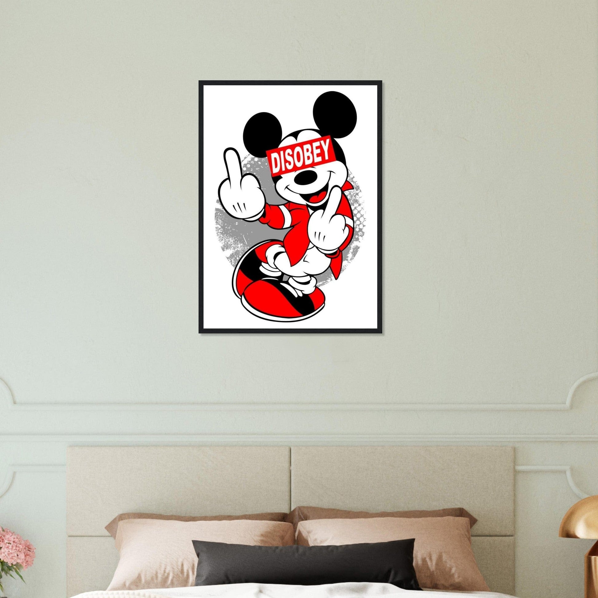 Tableau Mickey Doigt D'Honneur