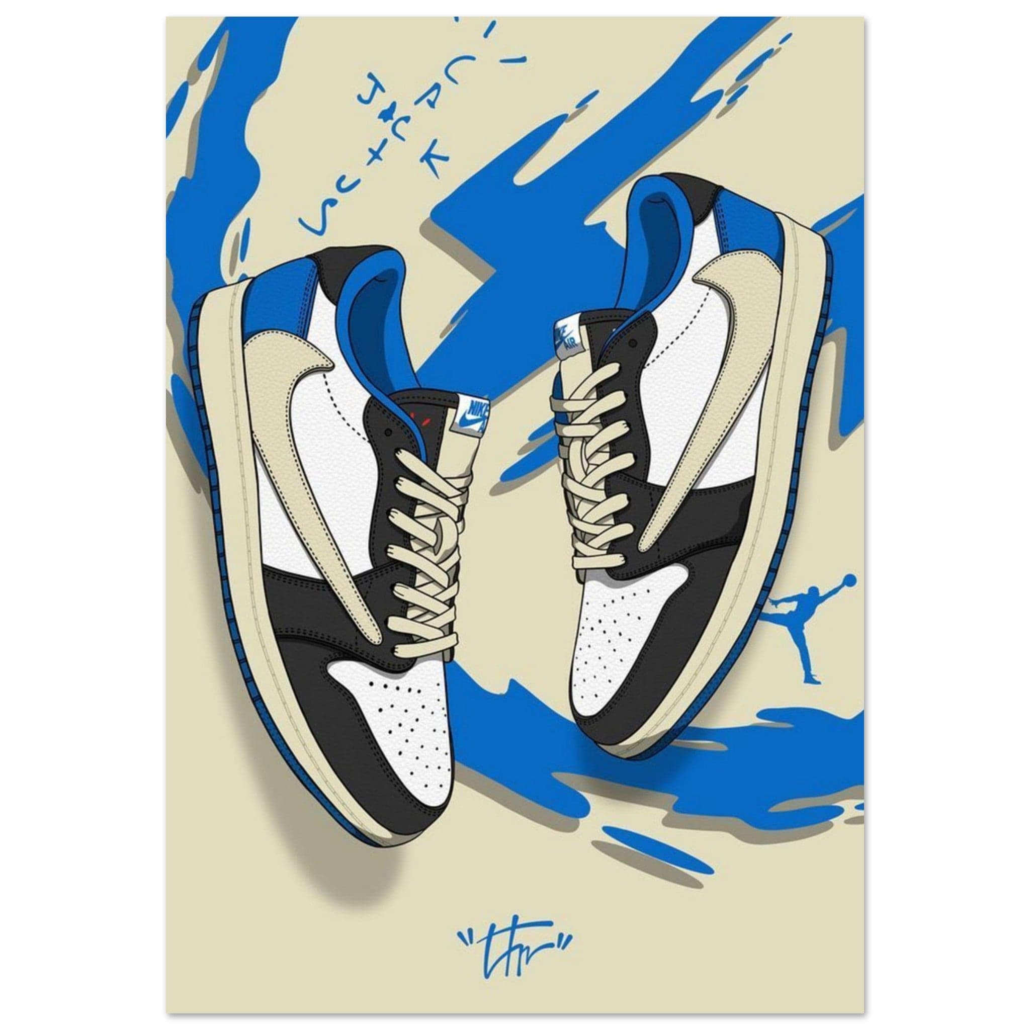 Gelato Print Material 70x100 cm / 28x40″ Poster Sneaker Beige