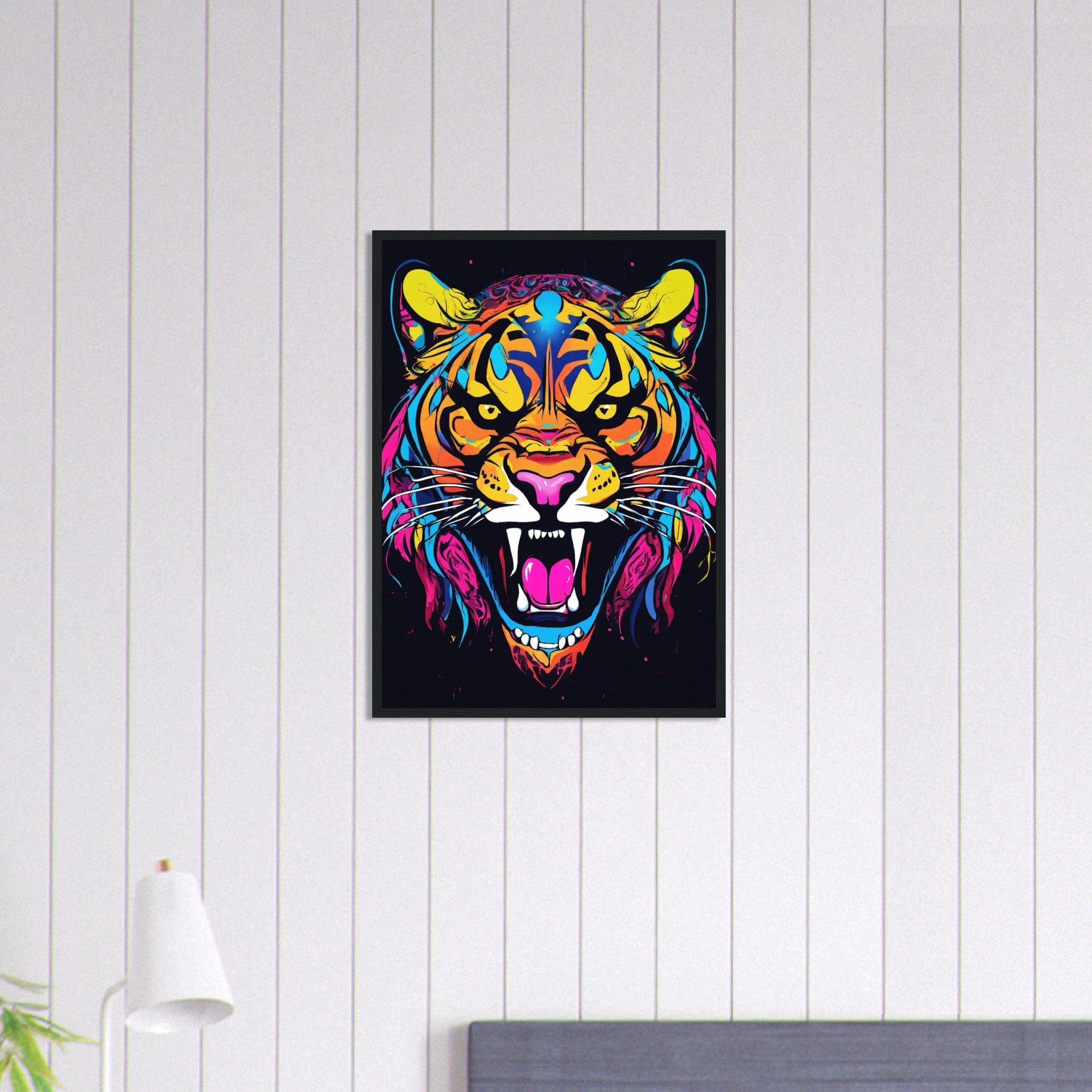 Canvanation Print Material 50x70 cm / 20x28″ Tableau Tigre Urbain