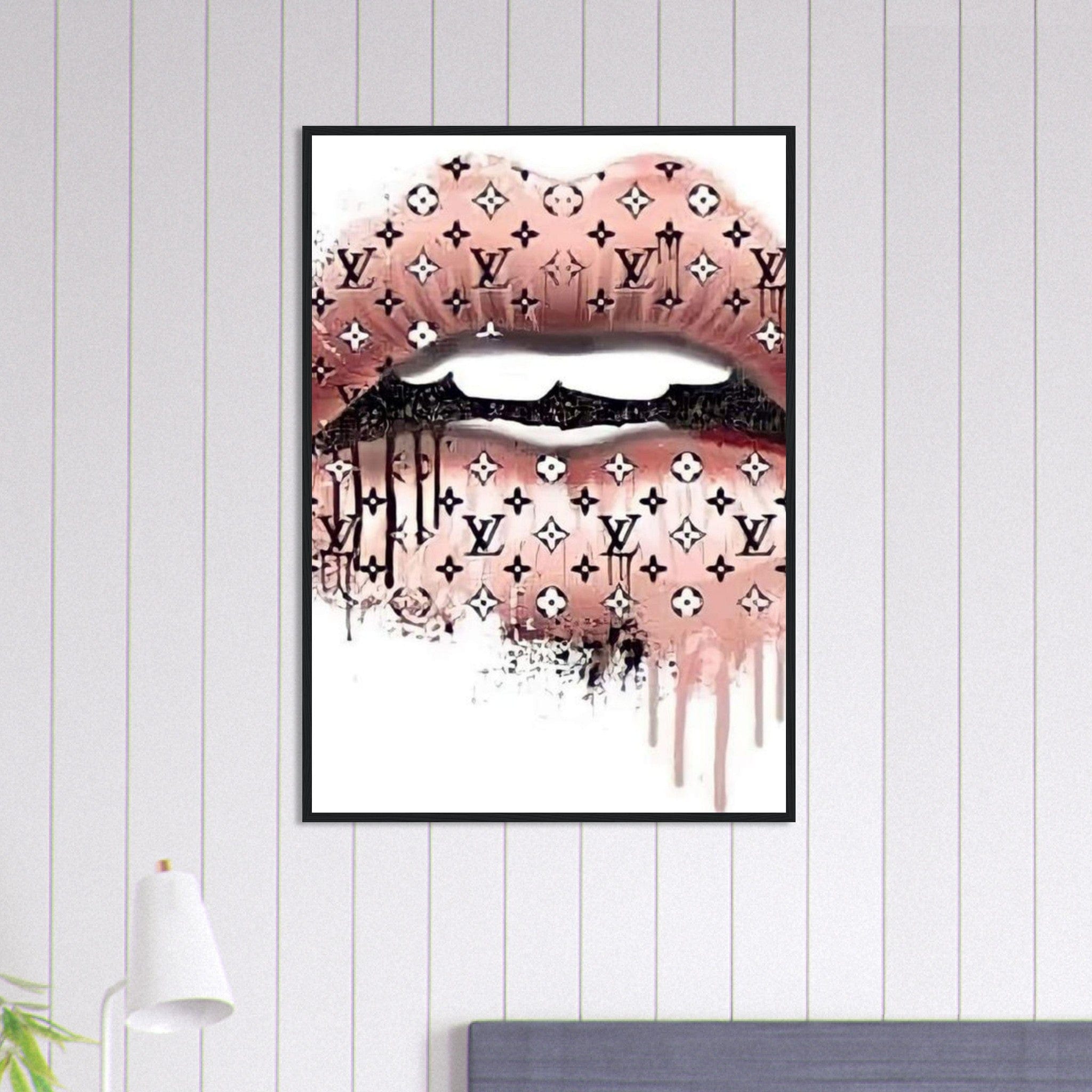 Canvanation Print Material 70x100 cm / 28x40″ Tableau Luxe Femme Lèvre