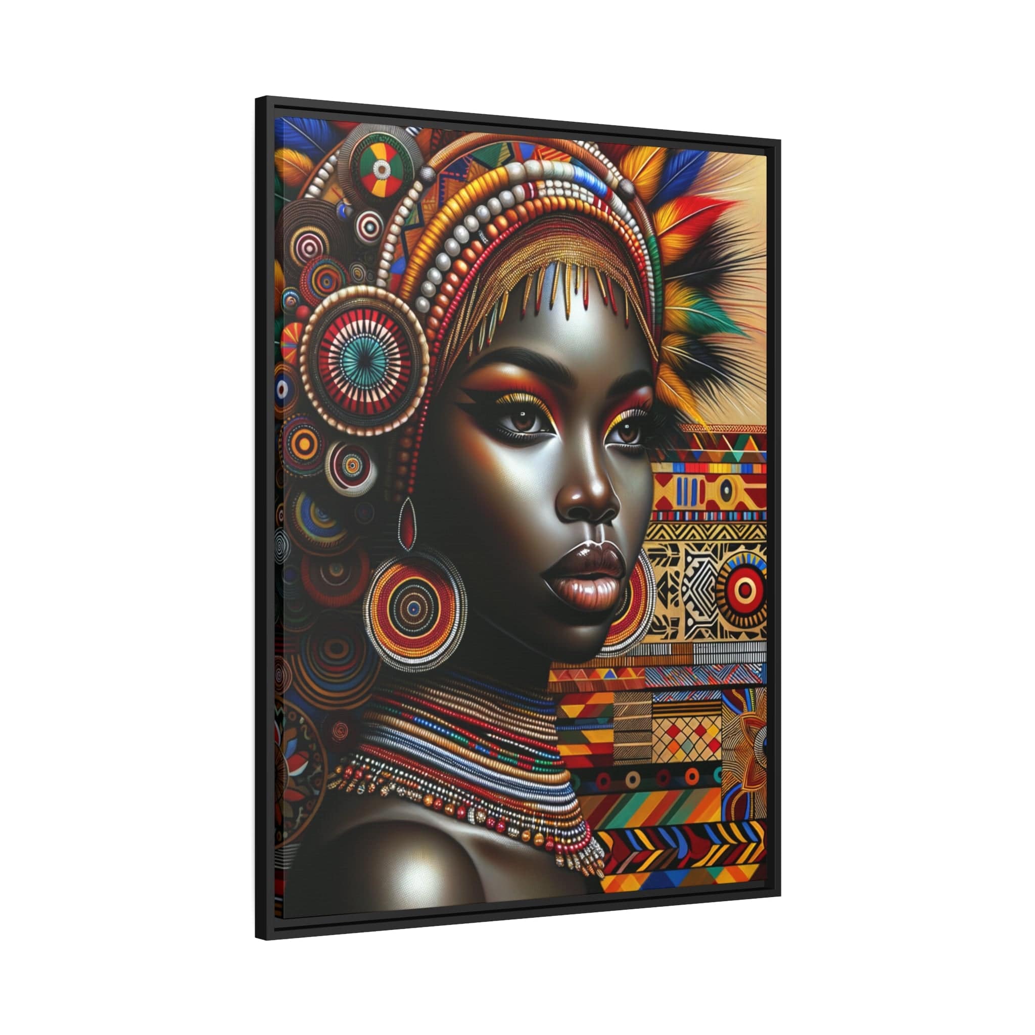 Printify Canvas Tableau "La Beauté et la Puissance des Femmes Africaines"