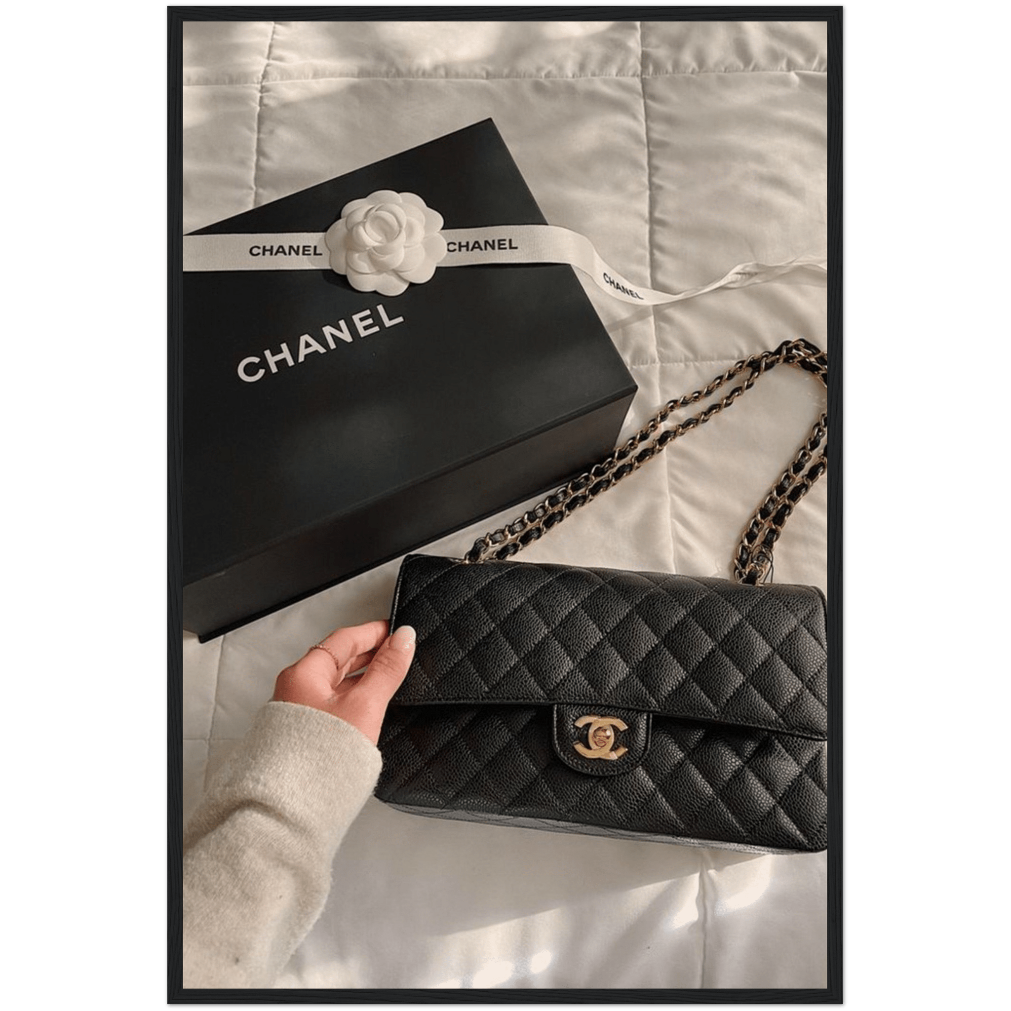 Canvanation Tableau Coco Chanel Noir Et Blanc