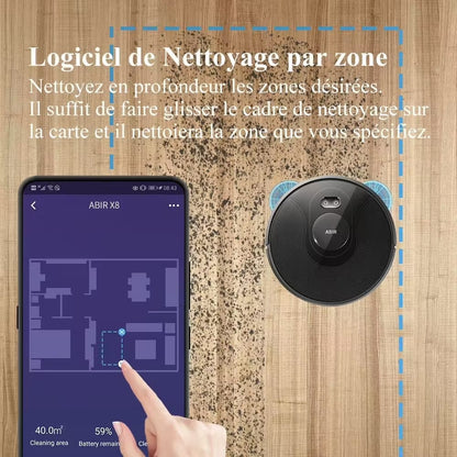 Canvanation Noir Aspirateur Robot