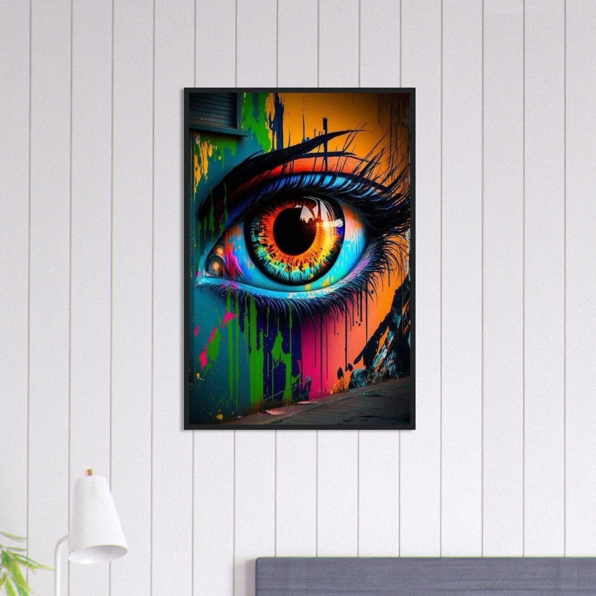 Canvanation Print Material 60x90 cm / 24x36″ Tableau Street Art Oeil