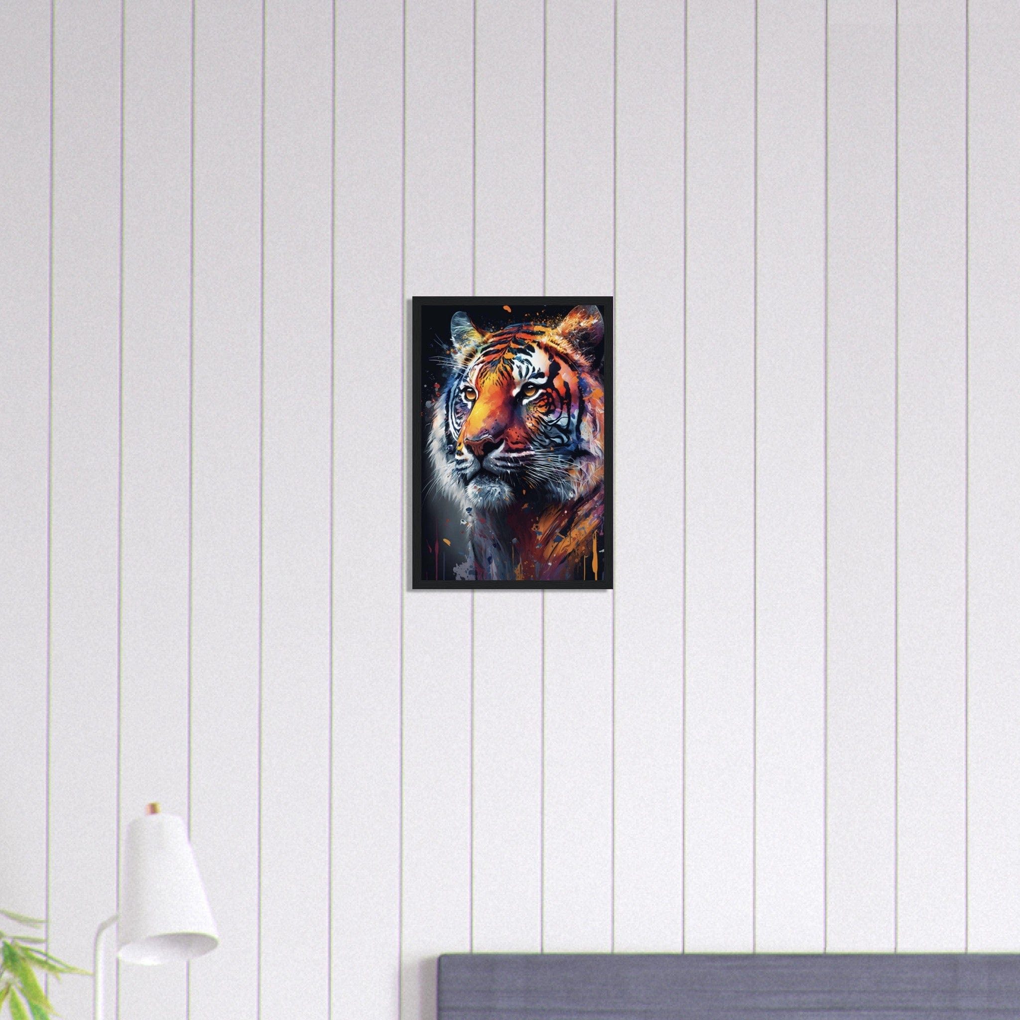 Canvanation Print Material 30x45 cm / 12x18″ Tableau Tigre Face