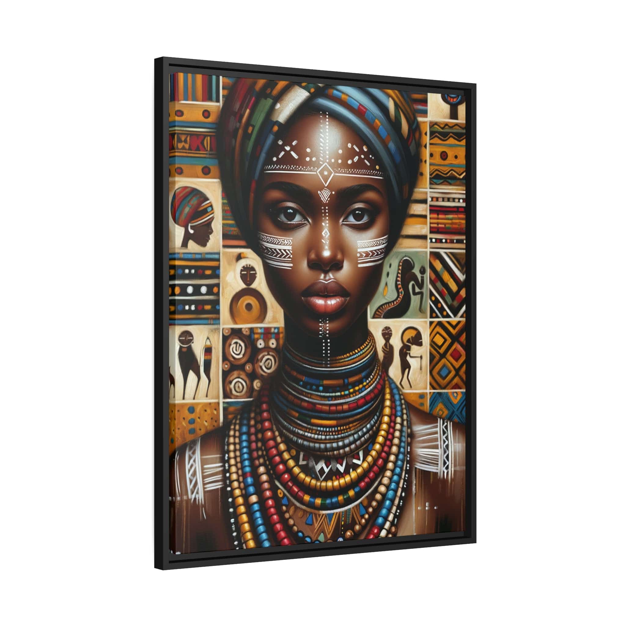 Printify Canvas Tableau "Femmes d'Afrique: Puissantes voix et récits inspirants"