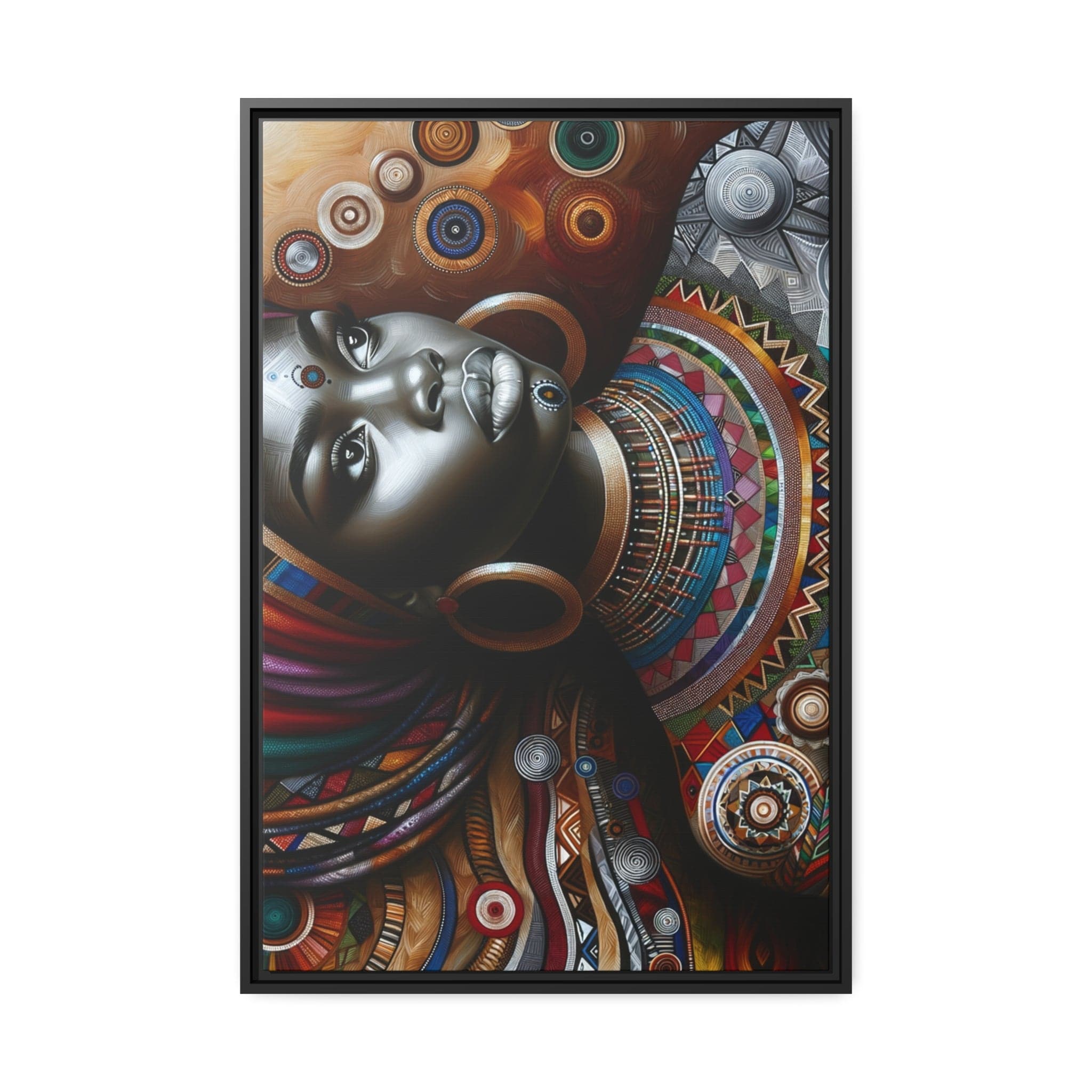 Printify Canvas 61.00 Cm″ x 91.40 Cm″ (Vertical) Tableau "La beauté et la force des femmes africaines en toile"