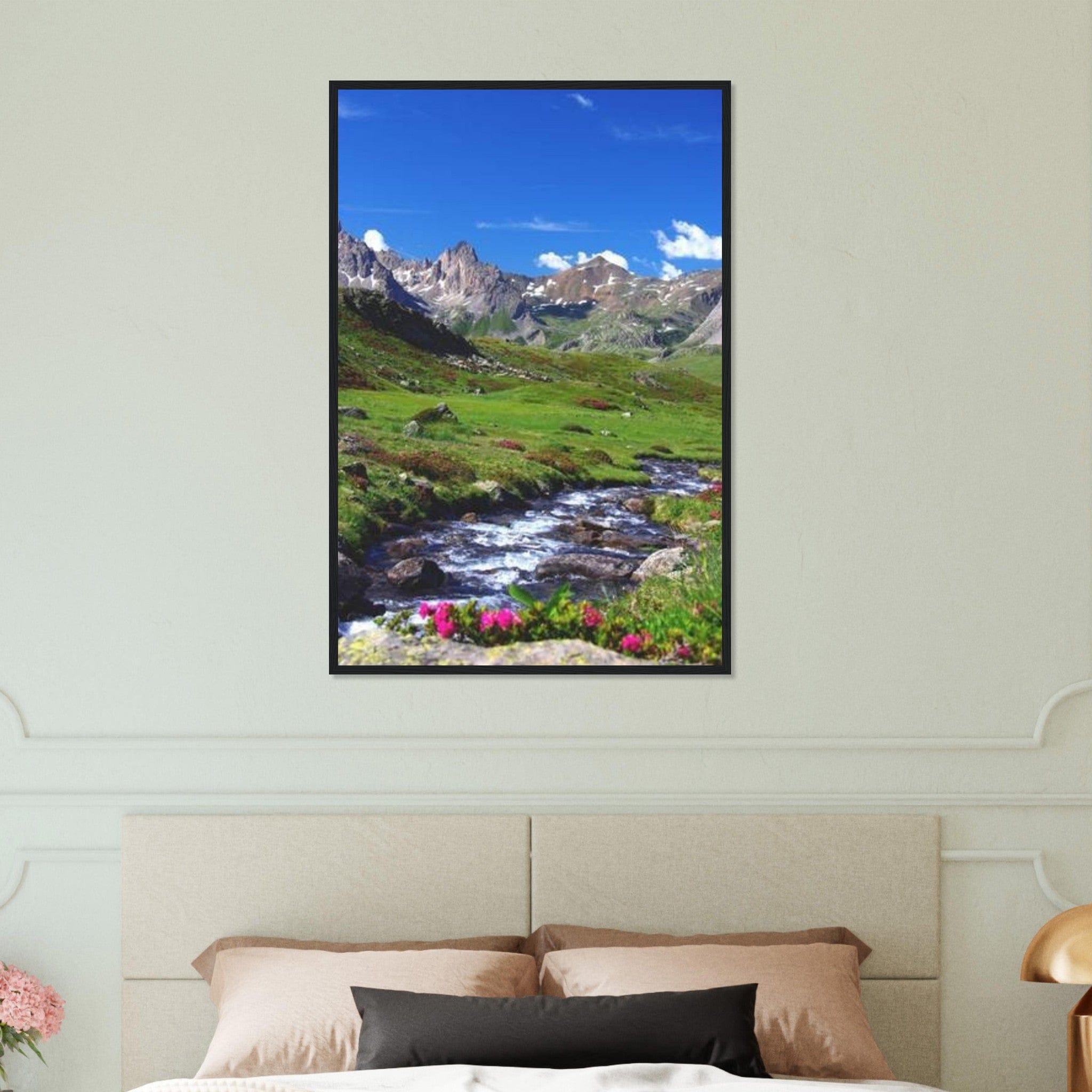 Canvanation Print Material 60x90 cm / 24x36″ Tableau Montagne Les Alpes