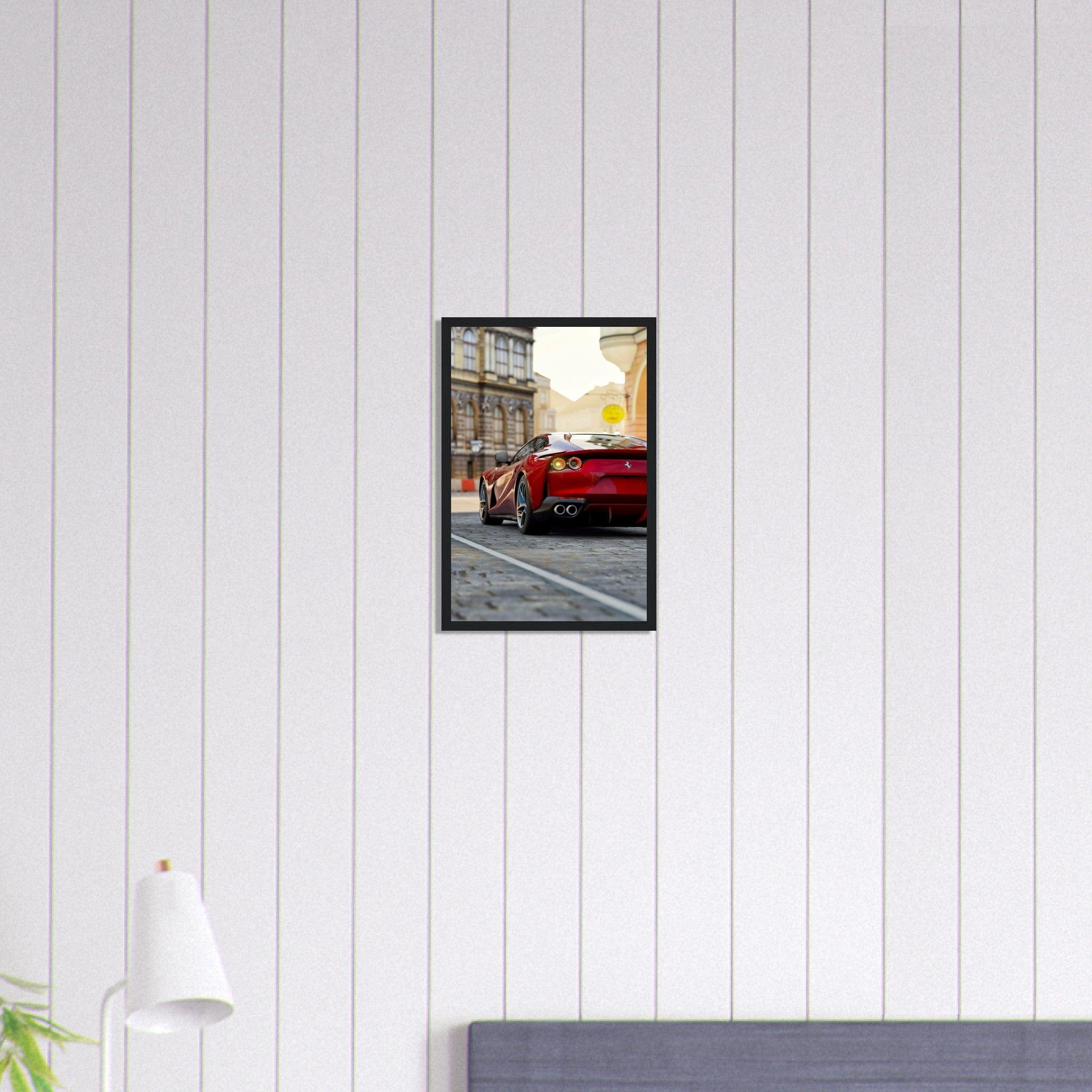 Canvanation Print Material 30x45 cm / 12x18″ Tableau Voiture Ferrari Tributo