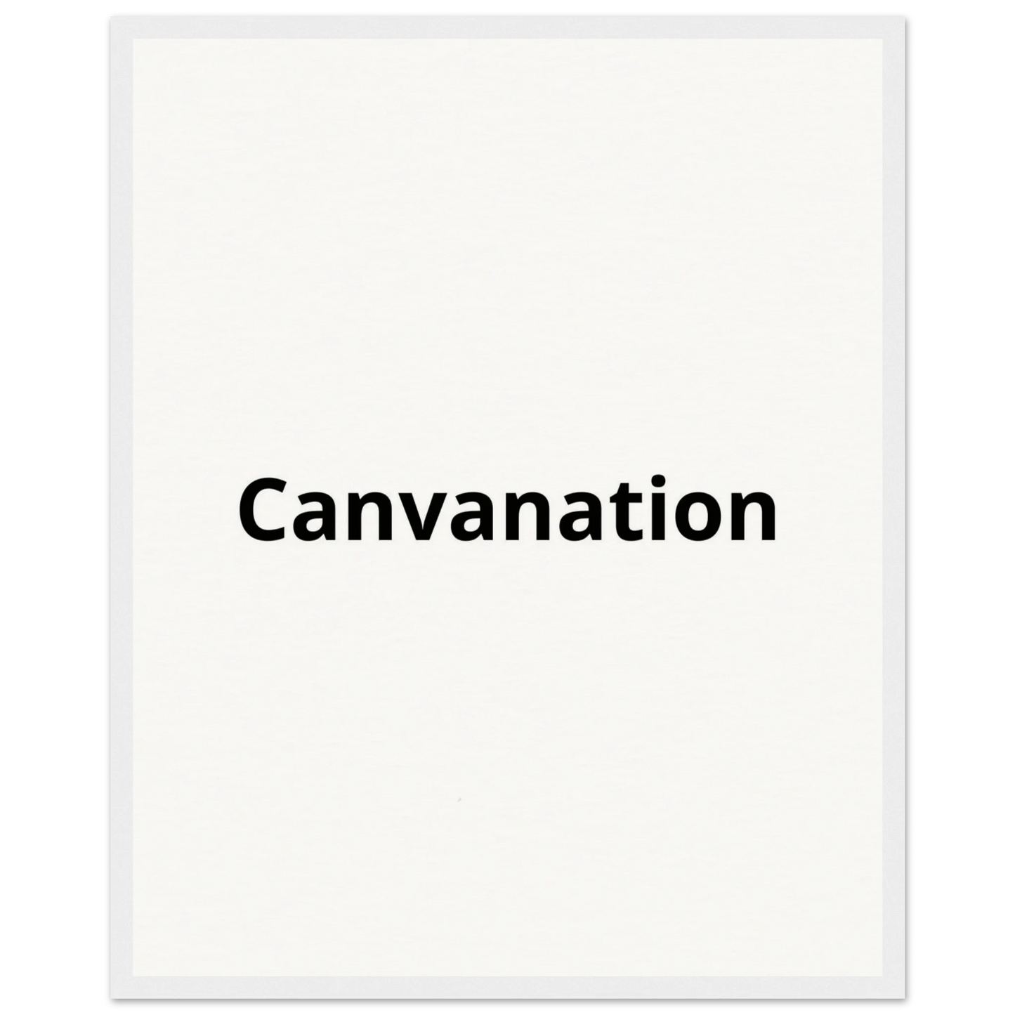 Canvanation Print Material 40x50 cm / 16x20″ / Cadre blanc Tableau Personnalisé