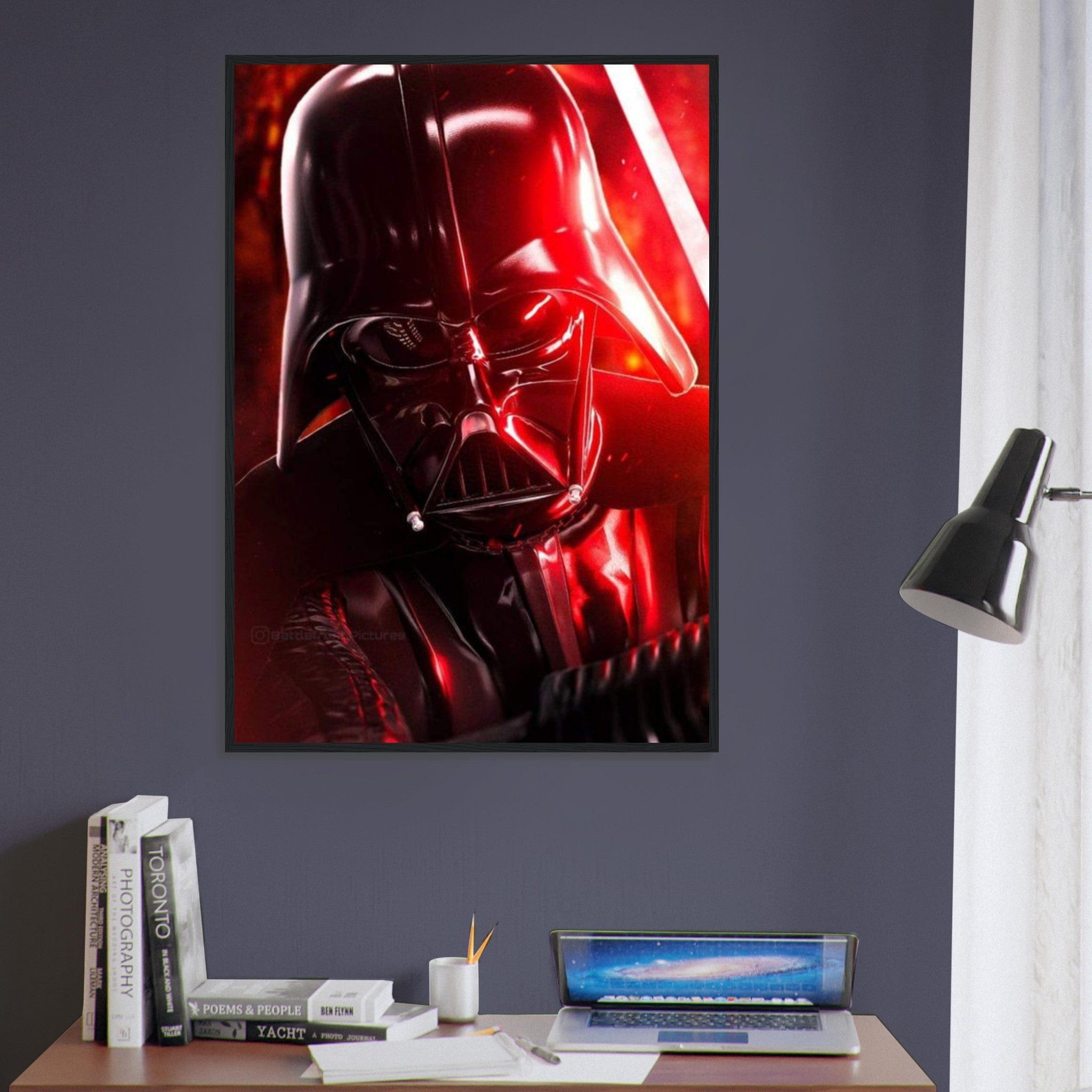 Tableau Star Wars Dark Vador Rouge