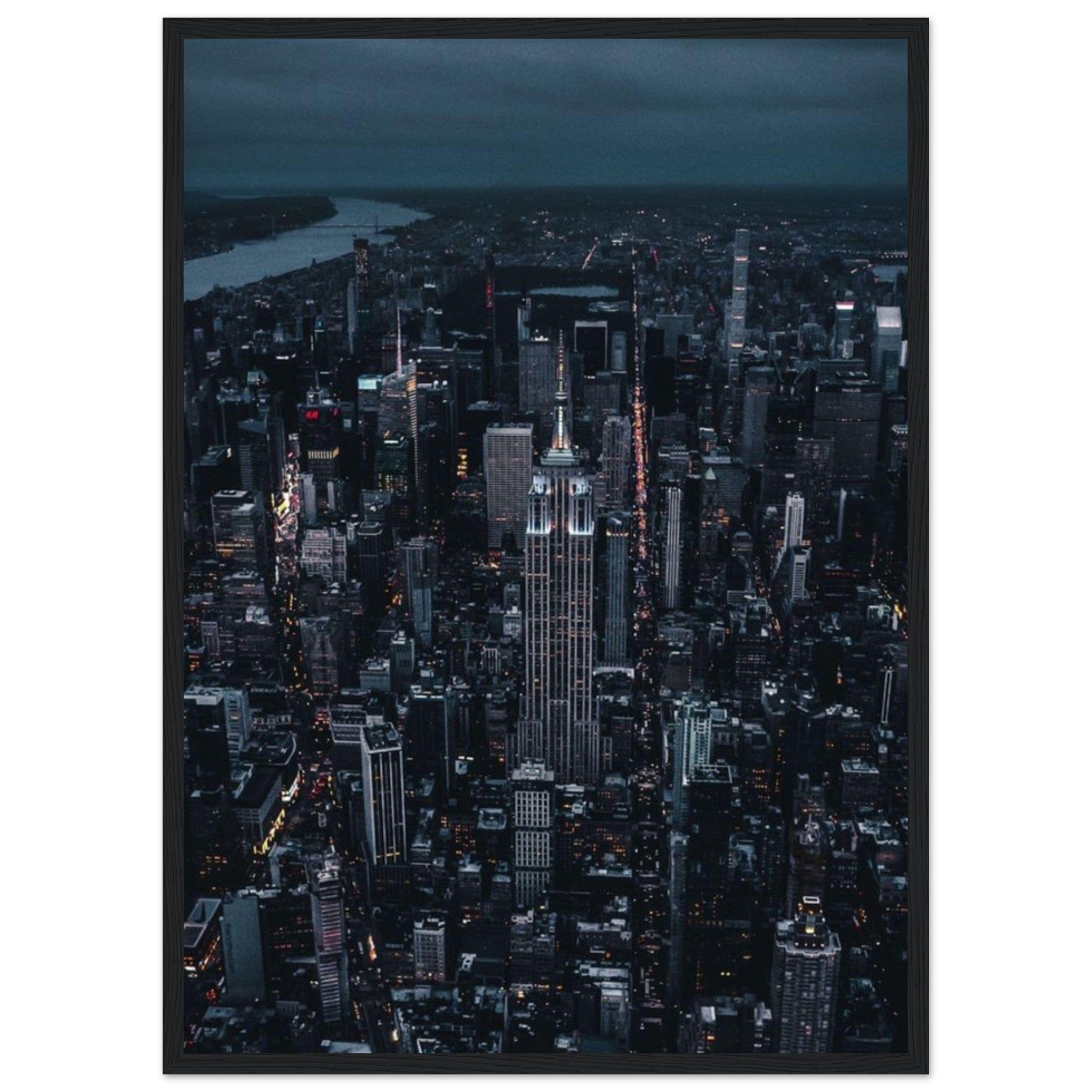 Tableau Ville New York De Nuit - Canvanation