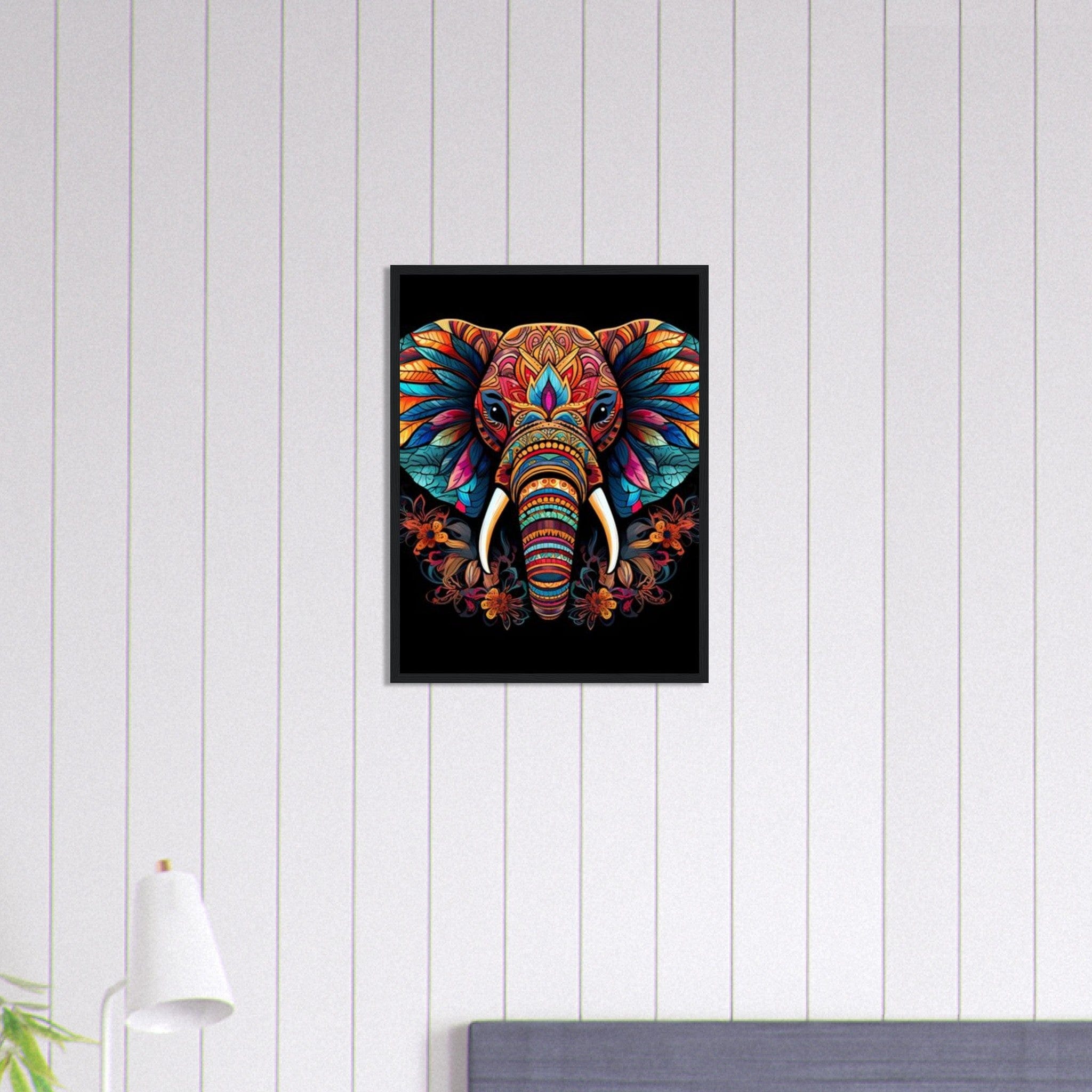 Canvanation Print Material 45x60 cm / 18x24″ Tableau Elephant Éléphant Solitaire