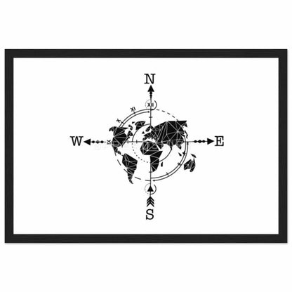 Tableau Planisphere Du Monde - Rêves Cartographiques Canvanation