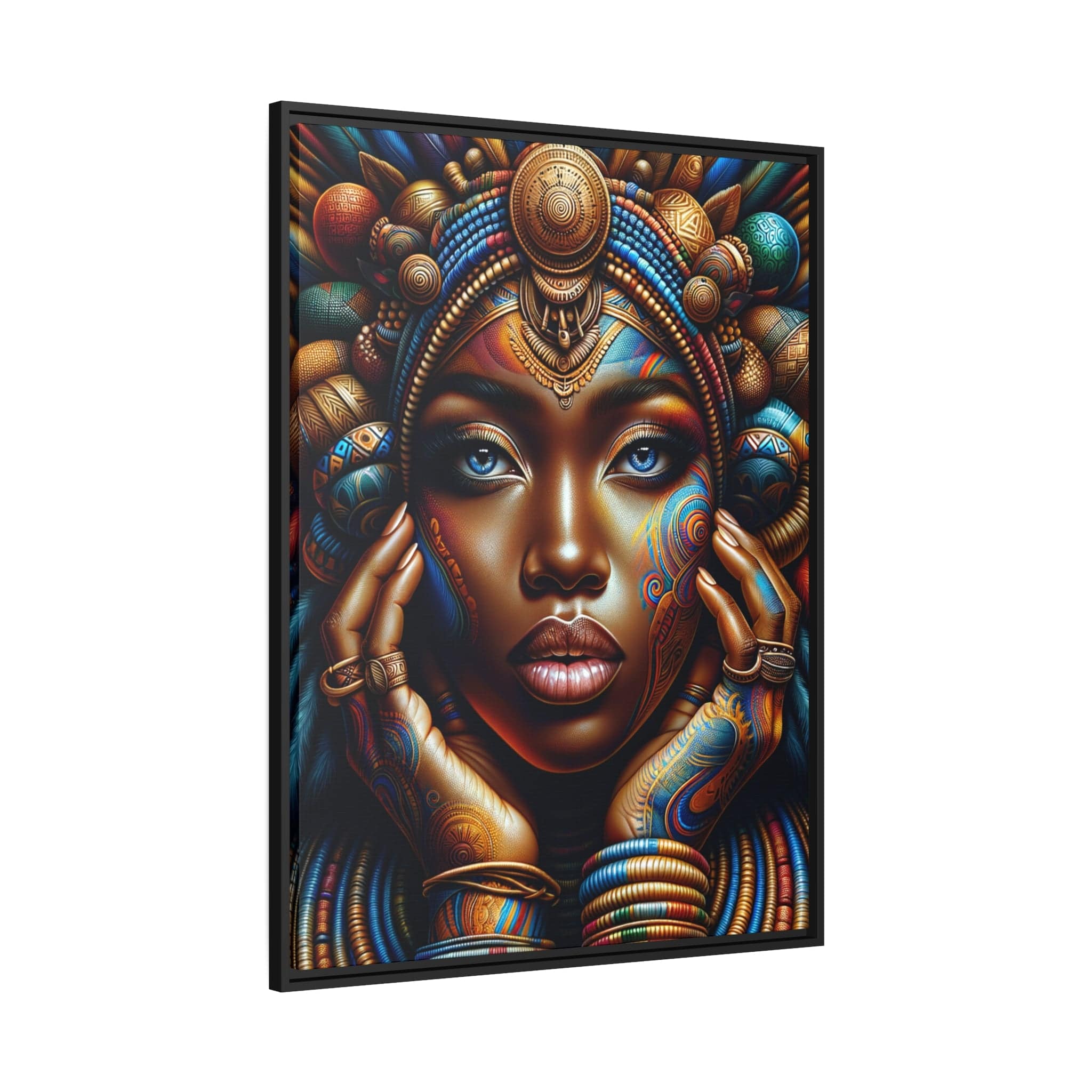 Printify Canvas Tableau "La beauté et la force des femmes africaines révélées à travers la peinture"