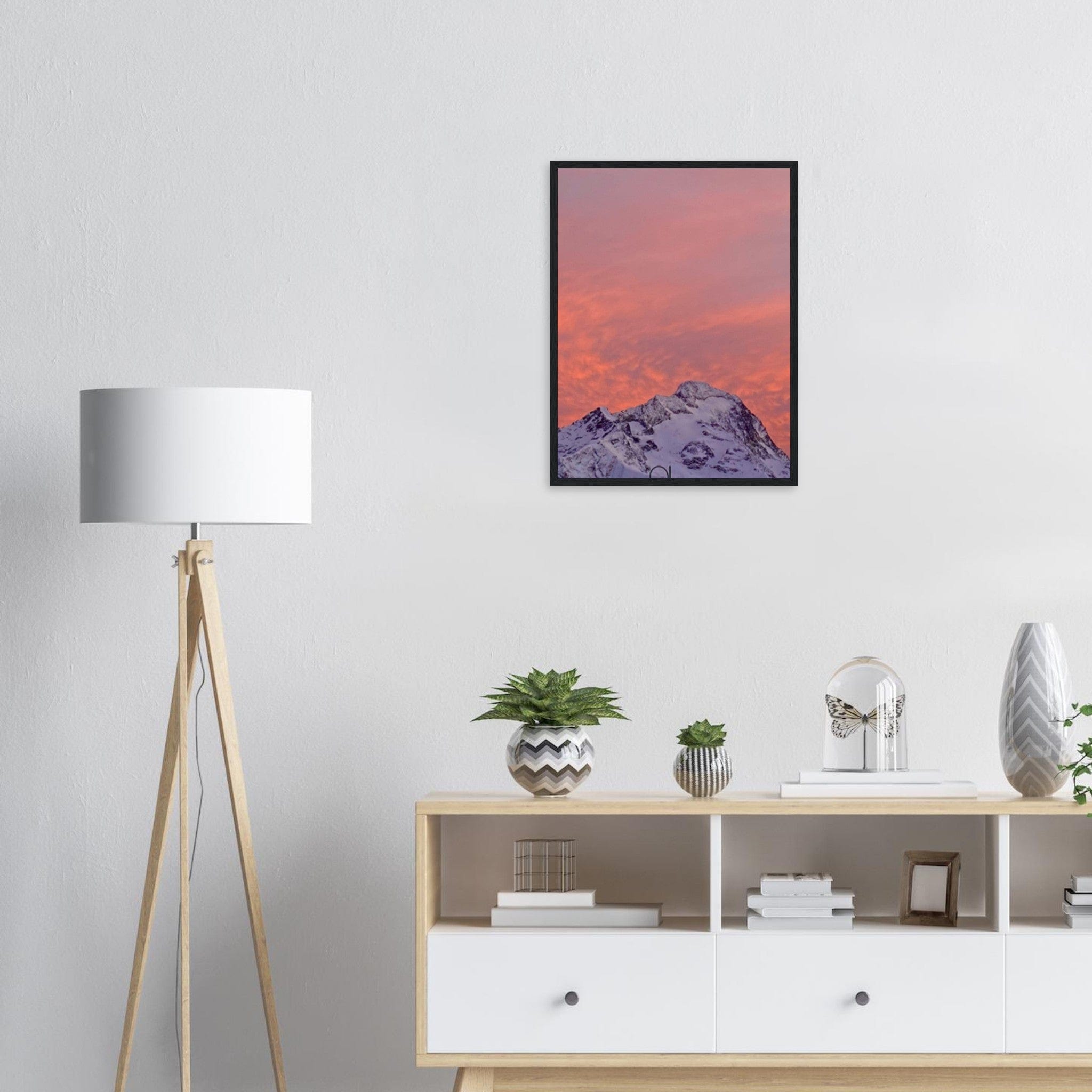 Canvanation Print Material Tableau Sur La Montagne Rouge