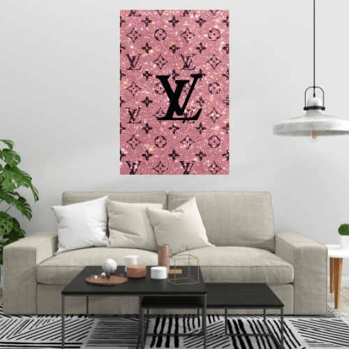 Canvanation Print Material Affiche Louis Vuitton Rose