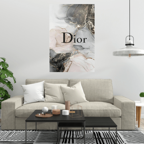 Gelato Print Material Affiche Dior Marbre