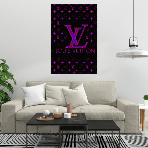 Gelato Print Material Affiche Louis Vuitton Violet