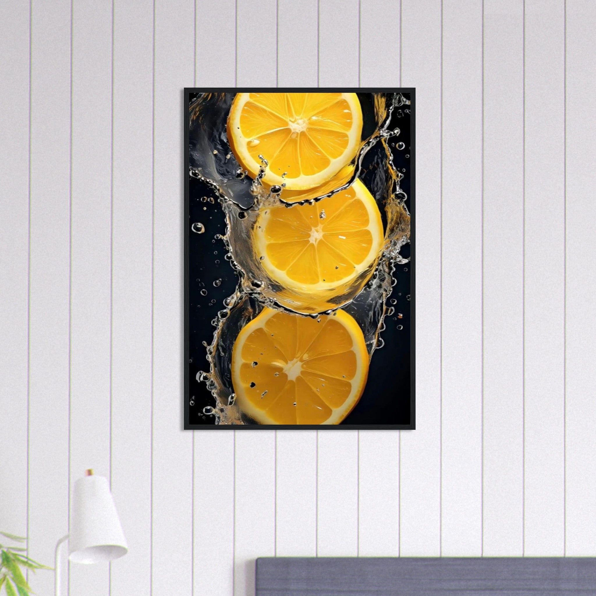 Canvanation Print Material 60x90 cm / 24x36″ Tableau Citron Jaune