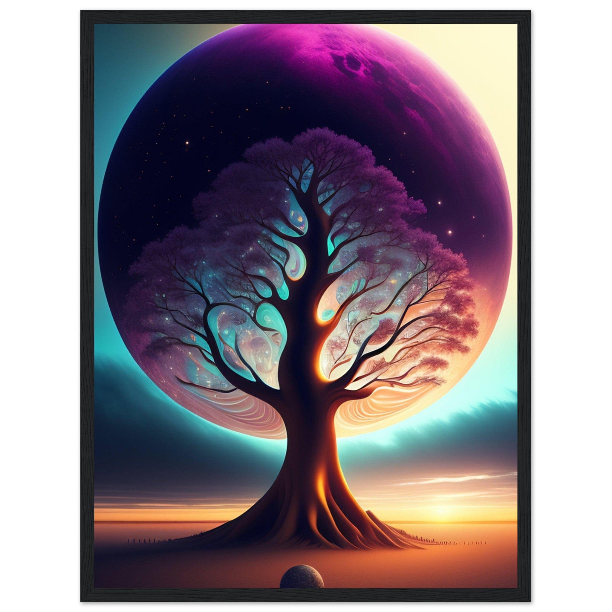 Canvanation Print Material Tableau Arbre De Vie Force de la Nature